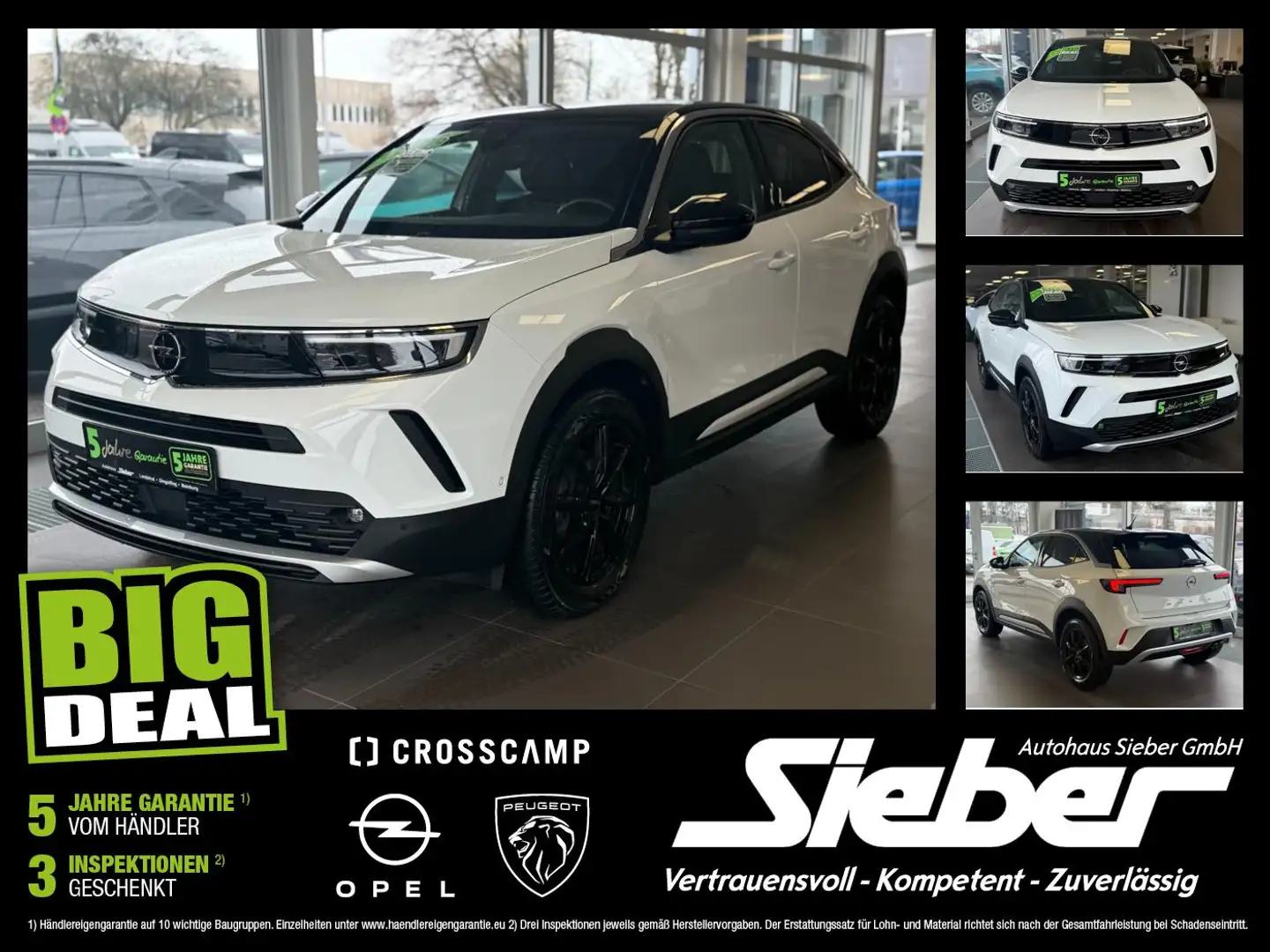 Opel Mokka 1.2 Turbo Ultimate Kamera*Alcantara*ACC*DAB Blanc - 1