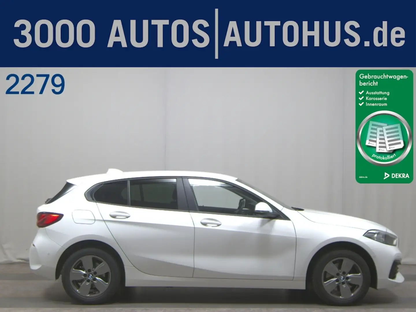 BMW 118 iA Advantage Navi LC Prof. LED ACC RFK Weiß - 1