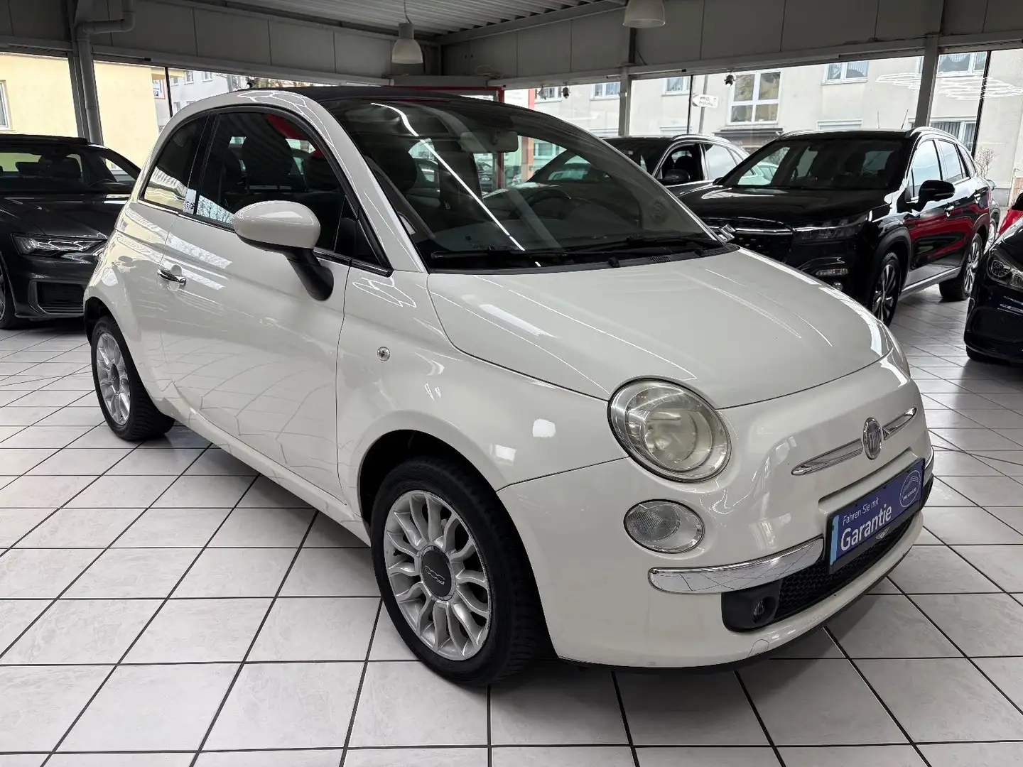 Fiat 500C Lounge 1.2 CABRIO PDC KLIMA Weiß - 1