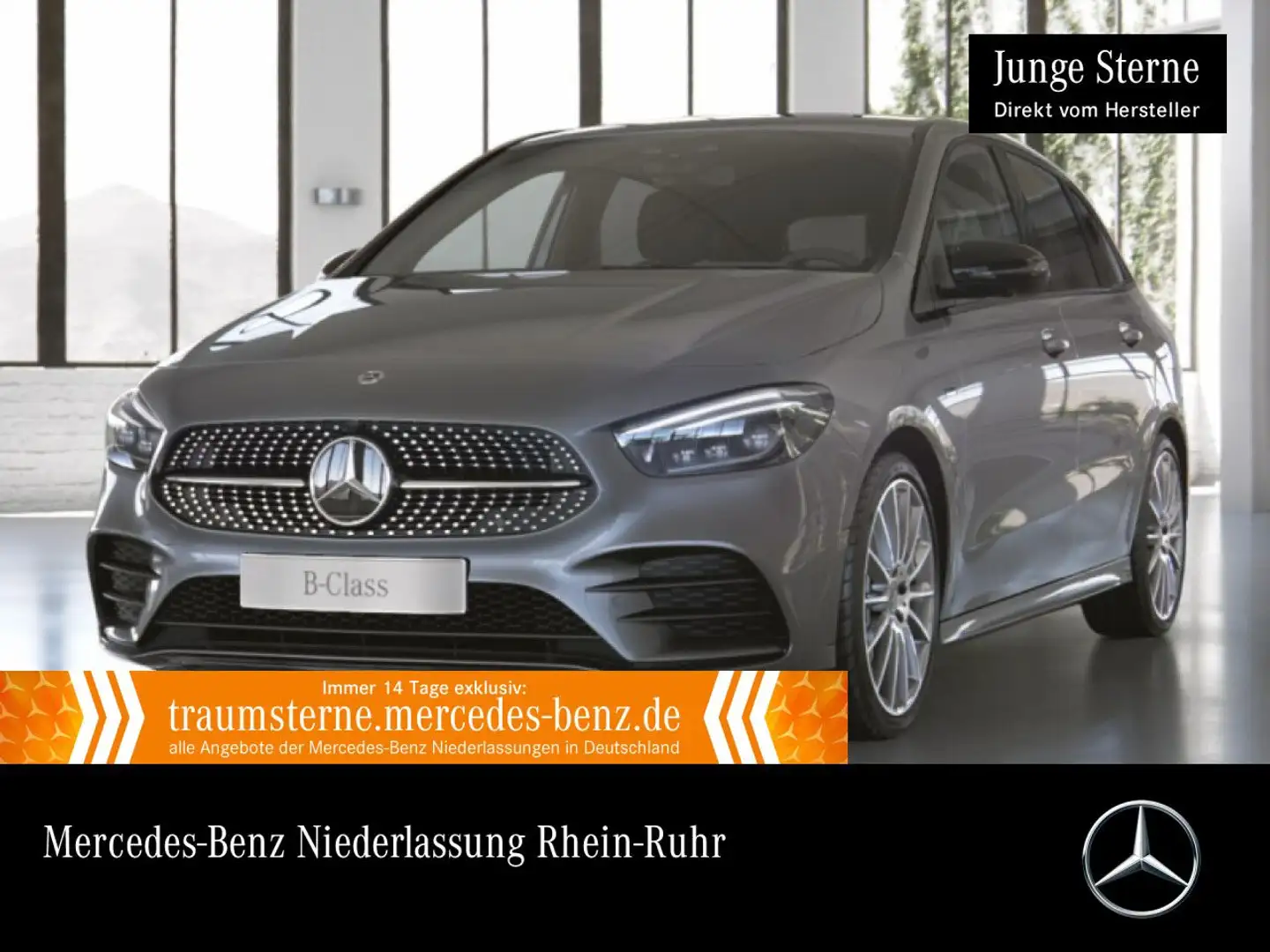 Mercedes-Benz B 250 e AMG+NIGHT+360°+MULTIBEAM+BURMESTER+19"+8G Grau - 1