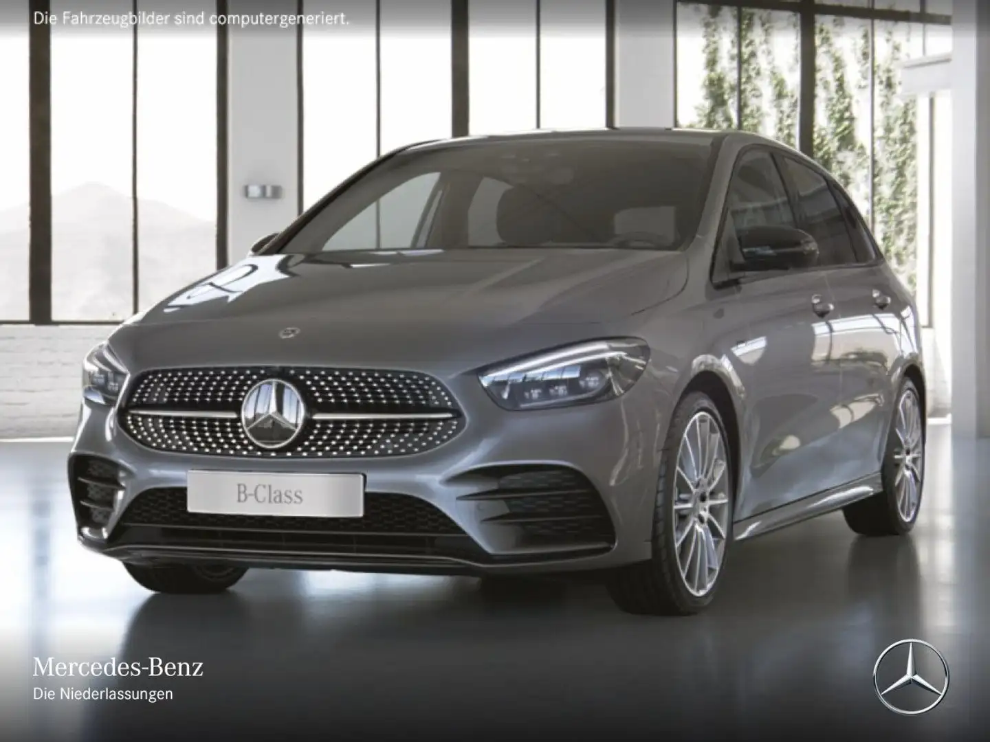 Mercedes-Benz B 250 e AMG+NIGHT+360°+MULTIBEAM+BURMESTER+19"+8G Gris - 2