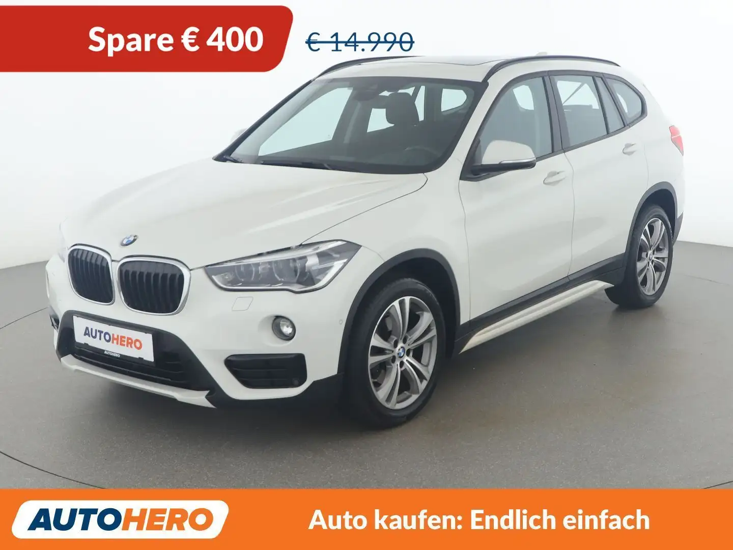 BMW X1 sDrive 18i Sport Line Weiß - 1