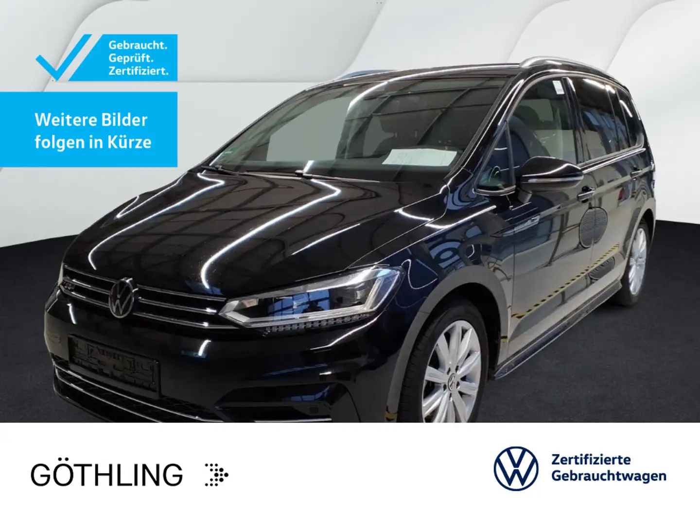 Volkswagen Touran R-Line 1.5 TSI DSG*NAVI*KAM*LED*IQ-Drive* Schwarz - 1