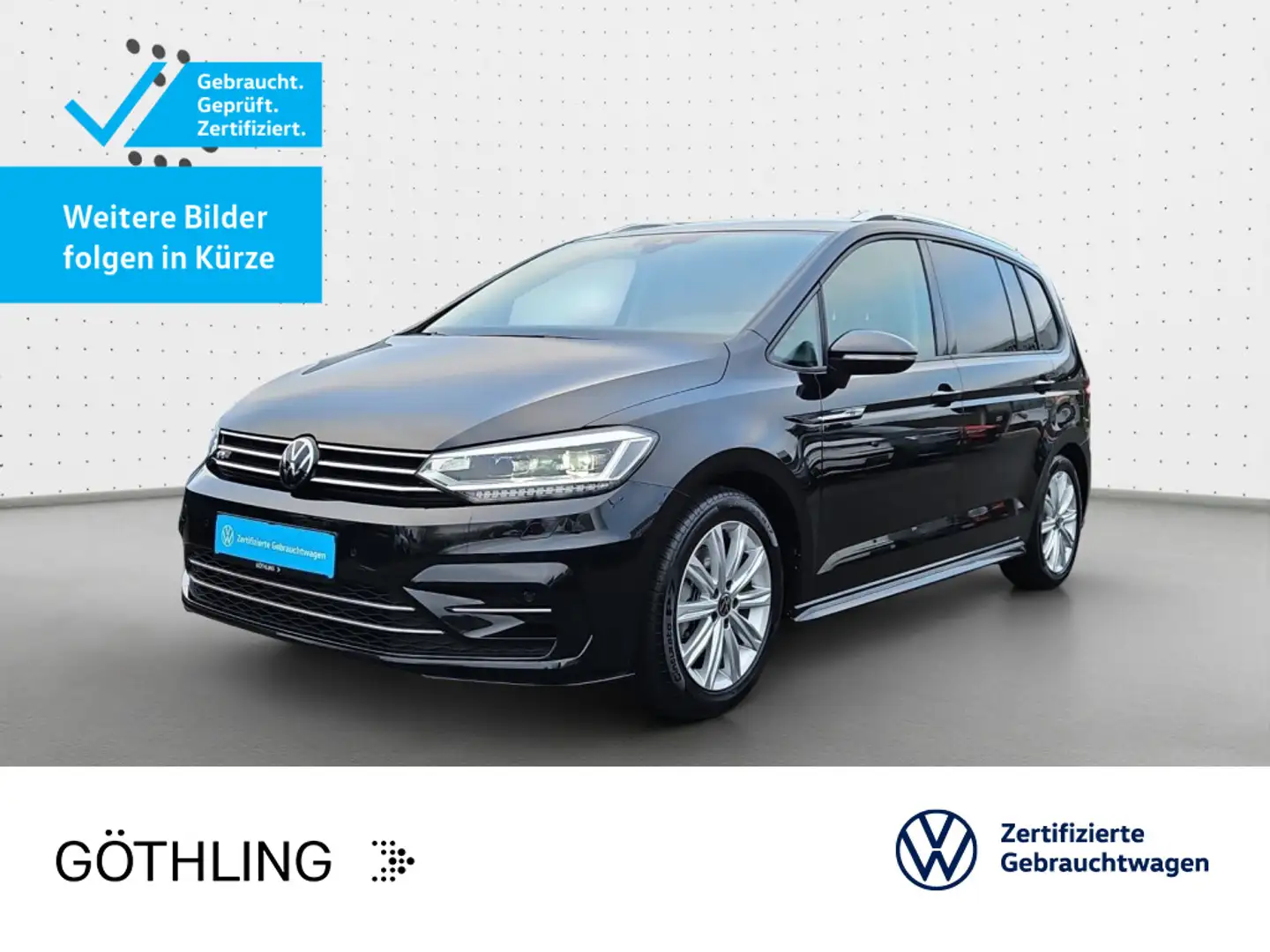 Volkswagen Touran R-Line 1.5 TSI DSG*NAVI*KAM*LED*IQ-Drive* Schwarz - 1
