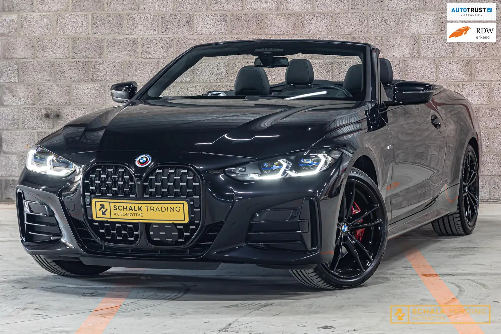 BMW 440 4-serie Cabrio M440i xDrive|Laser|H&K|HUD|360cam|F Noir - 1