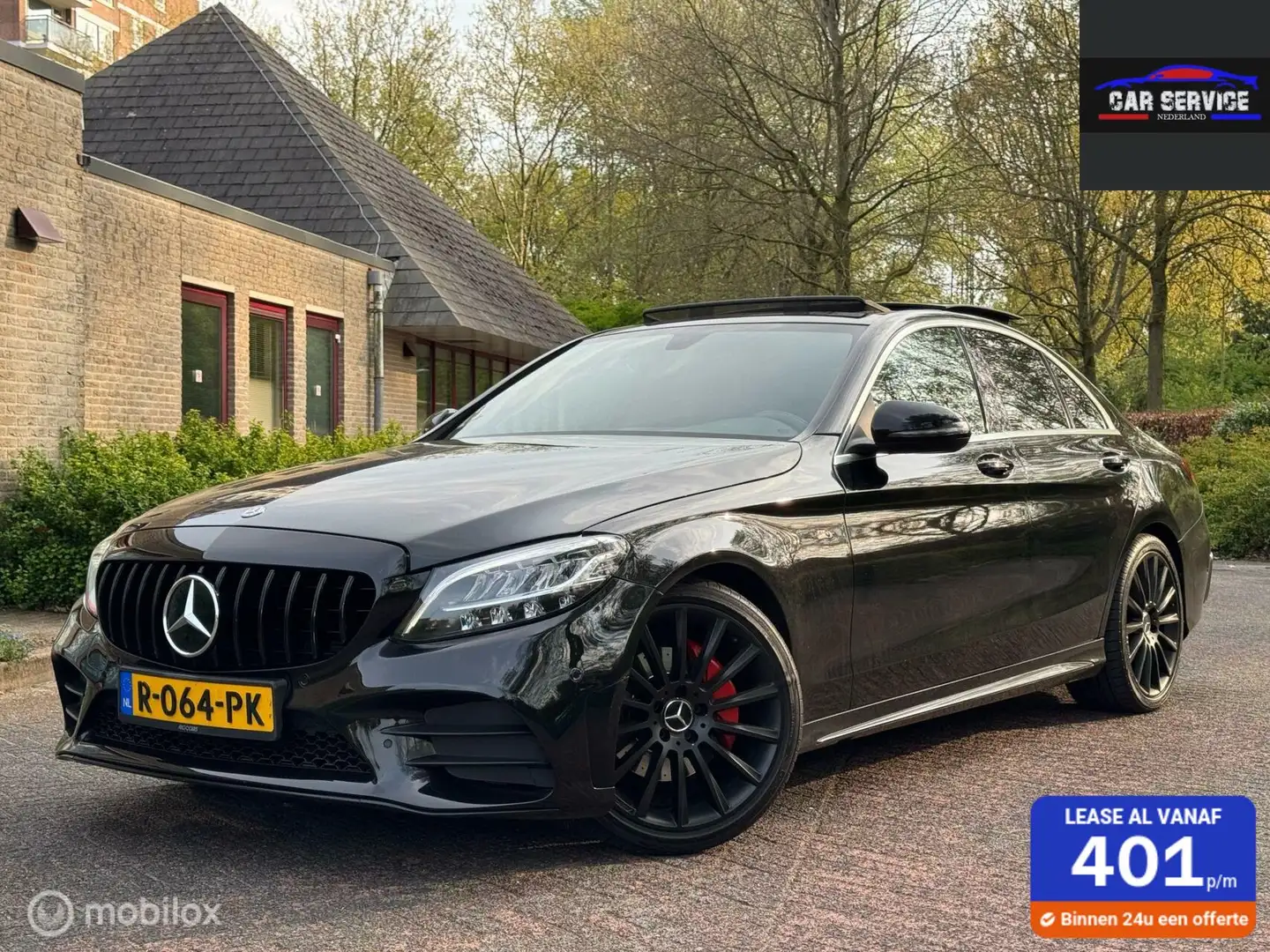Mercedes-Benz C 200 d Business Solution AMG VOLLE OPTIES Zwart - 1