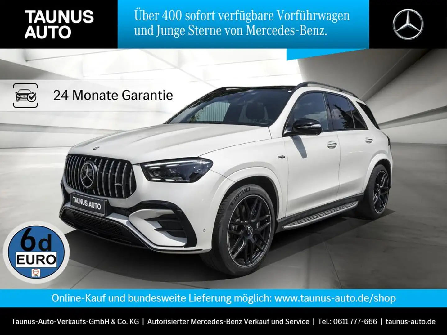Mercedes-Benz GLE 53 AMG PREMIUM PLUS CARBON PANO MASSAGE Biały - 1