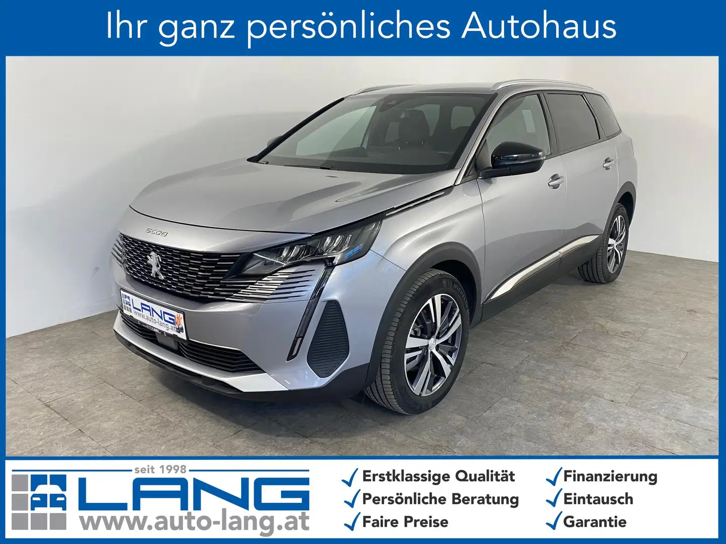 Peugeot 5008 1.2 PureTech 130 Allure Pack 7 SITZE*LED*NAVI 9... Gris - 1
