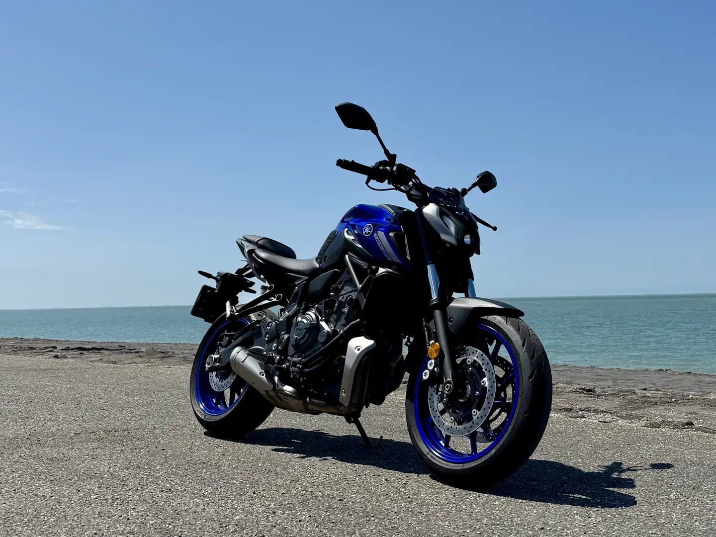Yamaha MT-07 MT07 A2 Blauw - 1