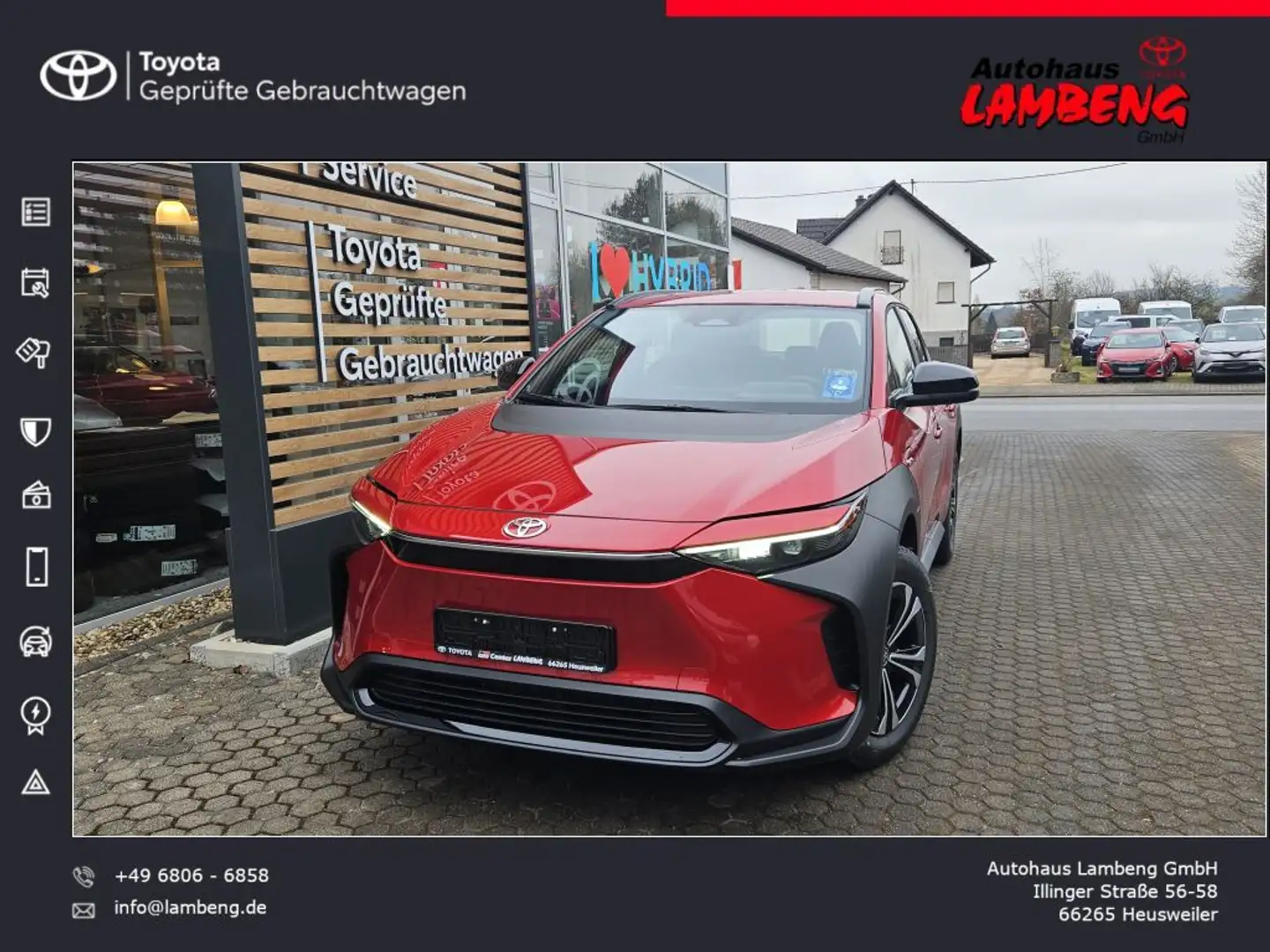 Toyota bZ4X Comfort *0% FINANZIERUNG!!!* Roşu - 1