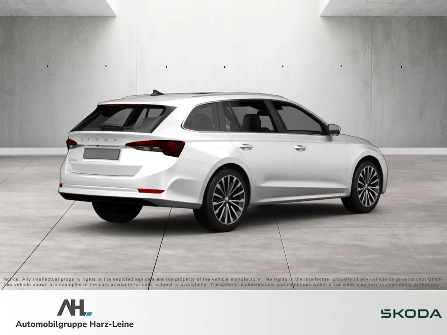 Skoda Octavia Combi Sportline 1.5 TSI e-Tec Weiß - 2