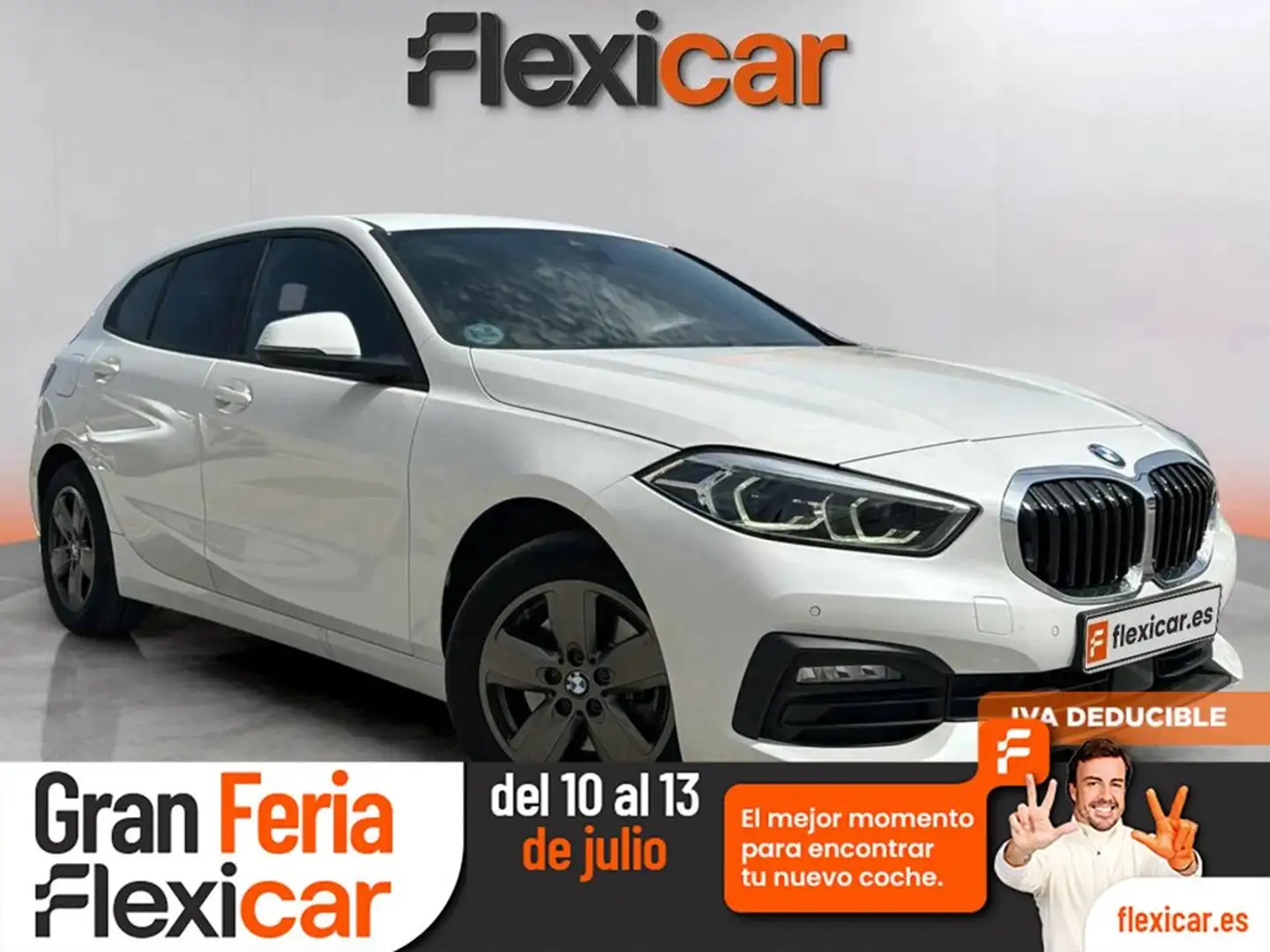 BMW 118 118i Blanc - 1