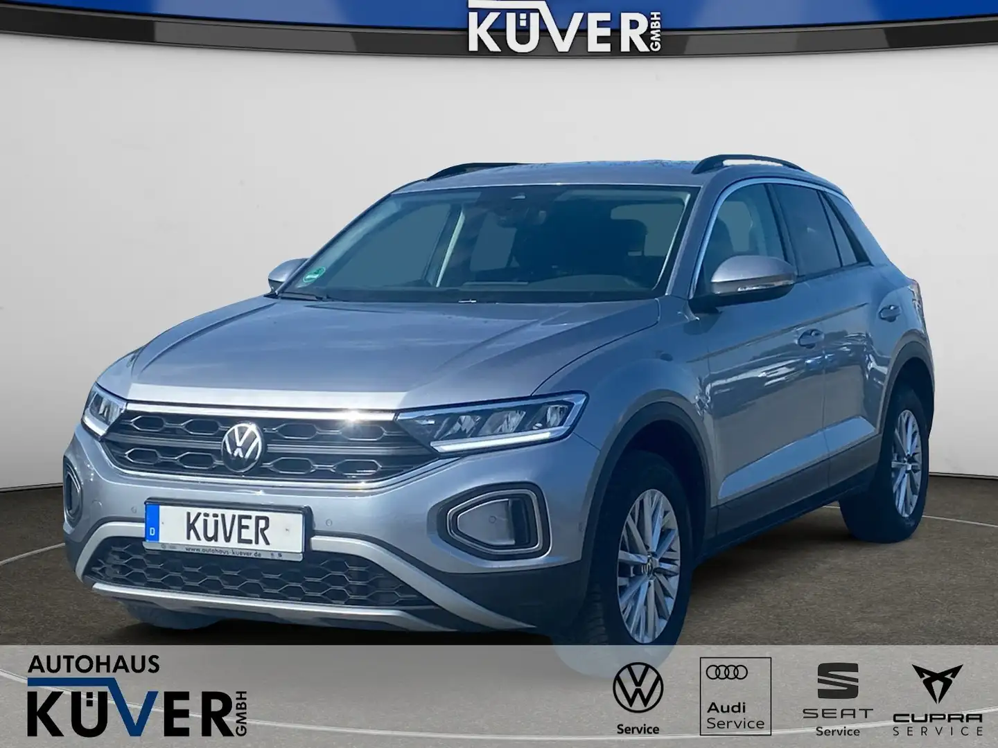 Volkswagen T-Roc Life 1.5 TSI ACC+LED+Shzg.+Einparkh.+16 Silber - 1