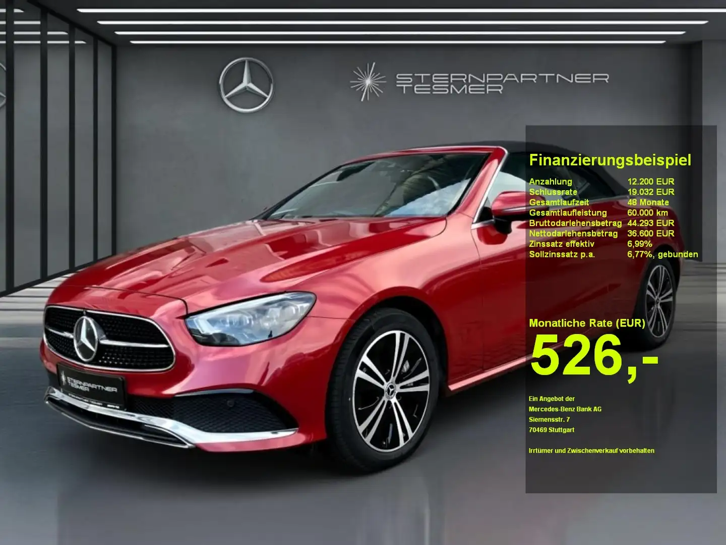 Mercedes-Benz E 450 4M AVANTGARDE Memo LED 360 Sitzklima Ambi Rojo - 1