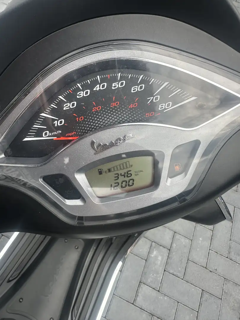 Piaggio Sprint VESPA SPRINT 50 S E5 NERO OPACO NV Zwart - 2