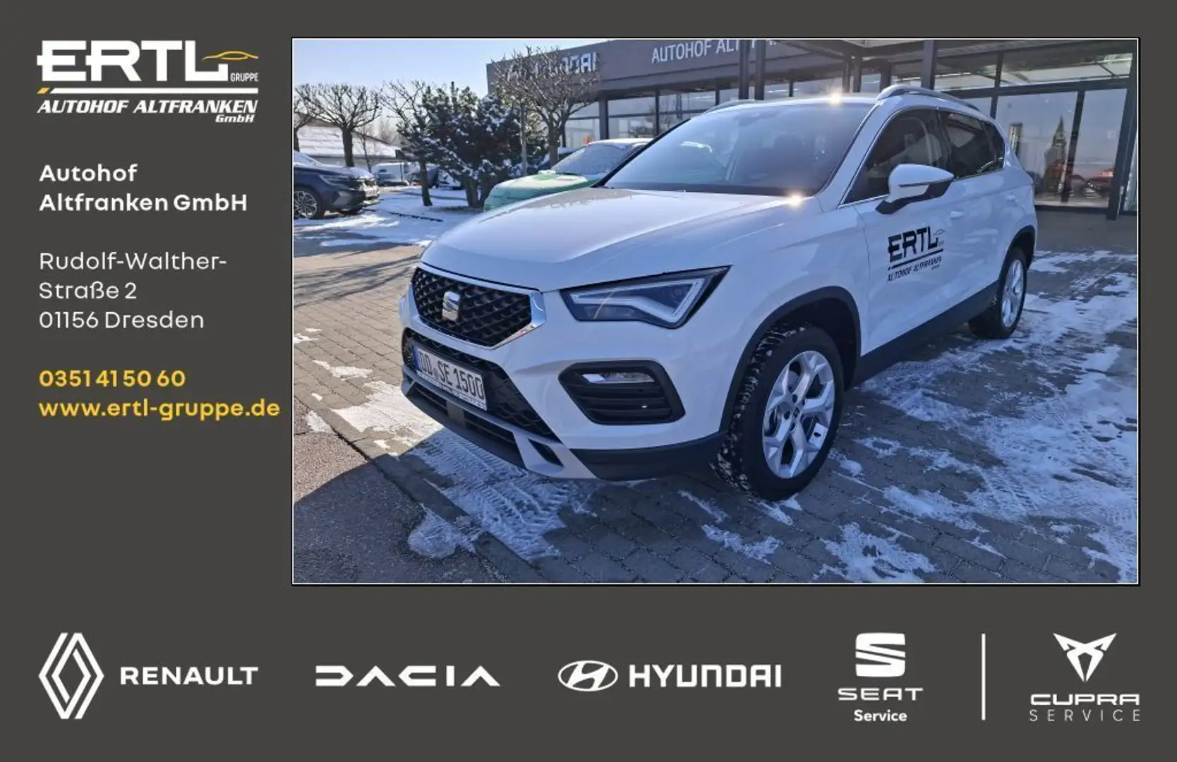SEAT Ateca 1.5 TSI ACT DSG OPF Style Edition Weiß - 1