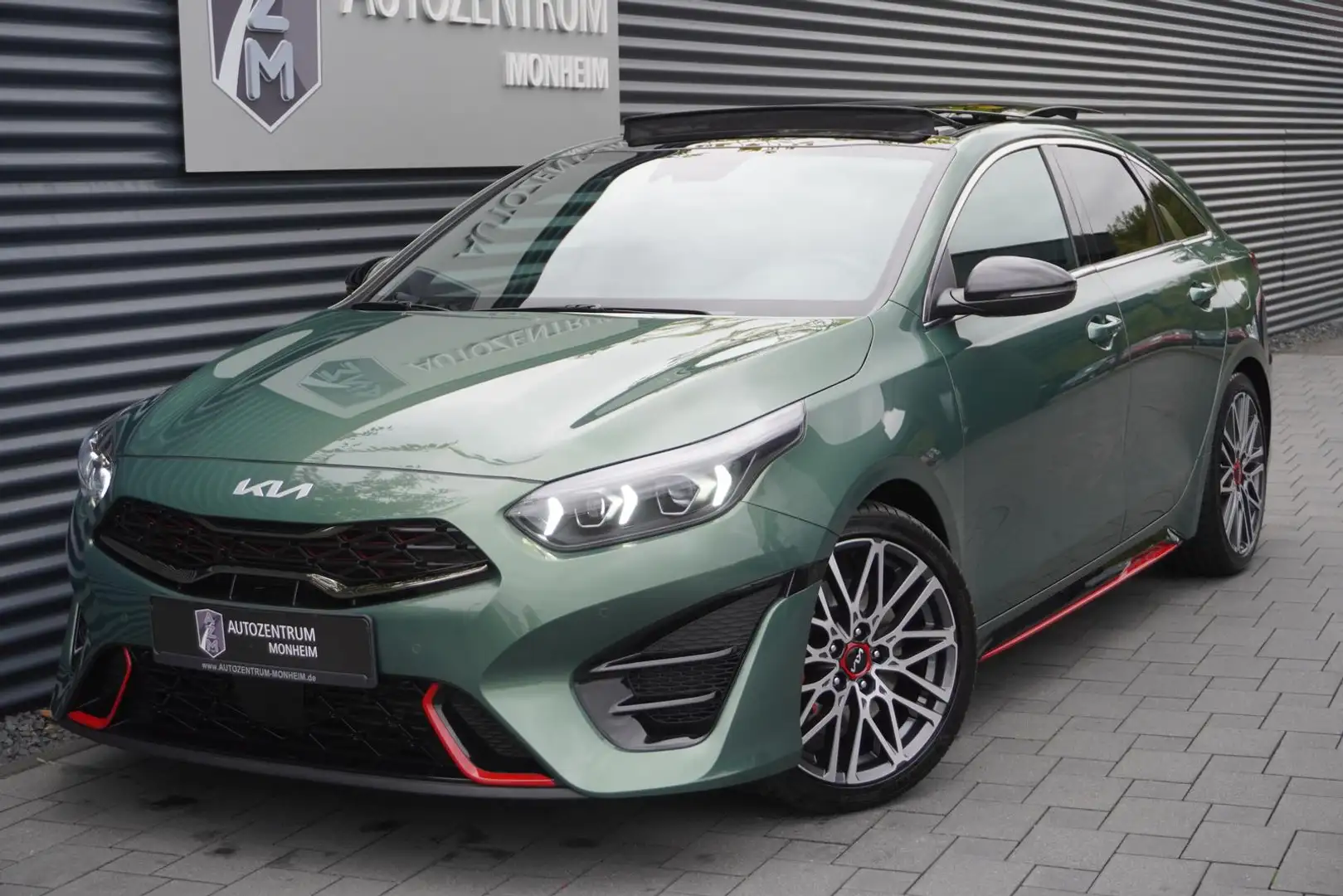 Kia ProCeed / pro_cee'd PROCEED GT|VIRTUAL|PANORAMA|KAMERA|APPLE|LED|ACC Grün - 1