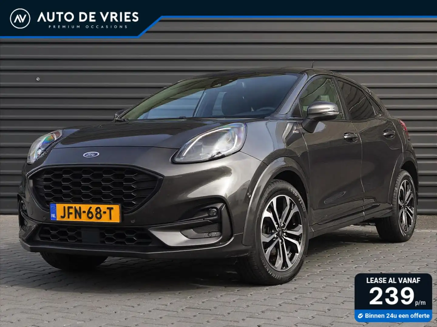 Ford Puma 1.0 EcoBoost Hybrid Automaat ST-Line | ECC | Full Grigio - 1