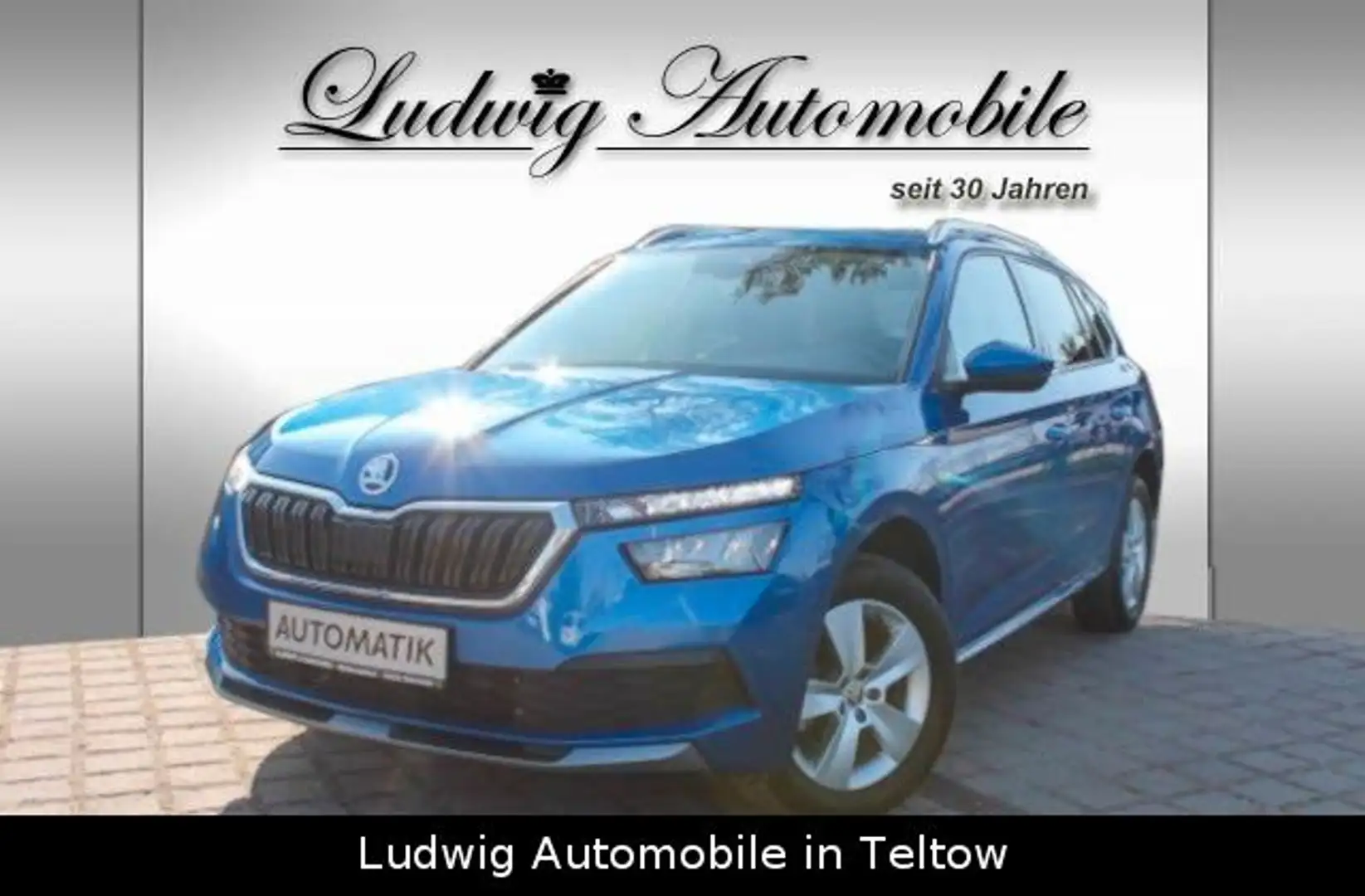 Skoda Kamiq Ambition Automatik*Kamera*wenig KM*Klima Blau - 1