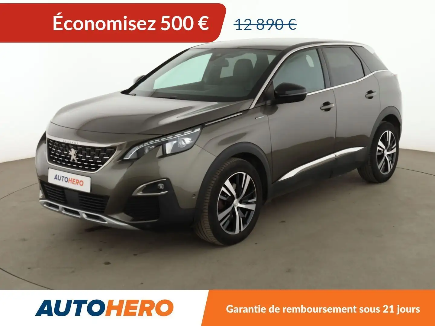 Peugeot 3008 1.2 PureTech GT Line Gris - 1