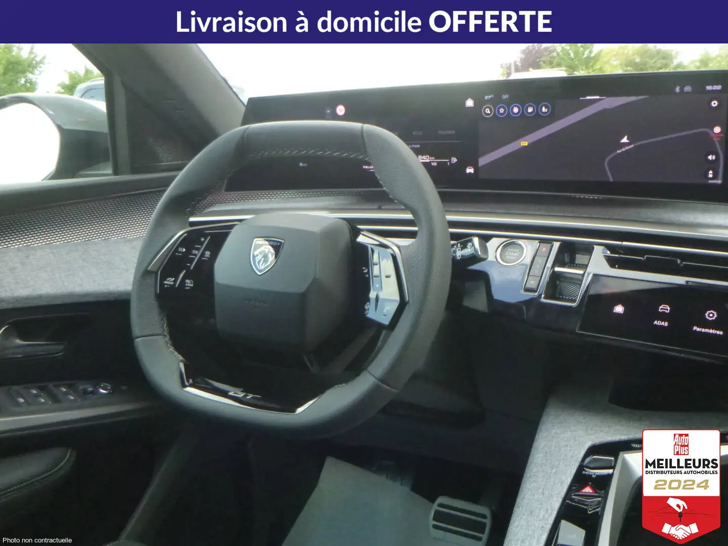 Peugeot 5008 Hybrid 145 GT +Pack toit ouvrant +Pack Vision \u0026 Drive Assist +Pack Hiver Gris - 2