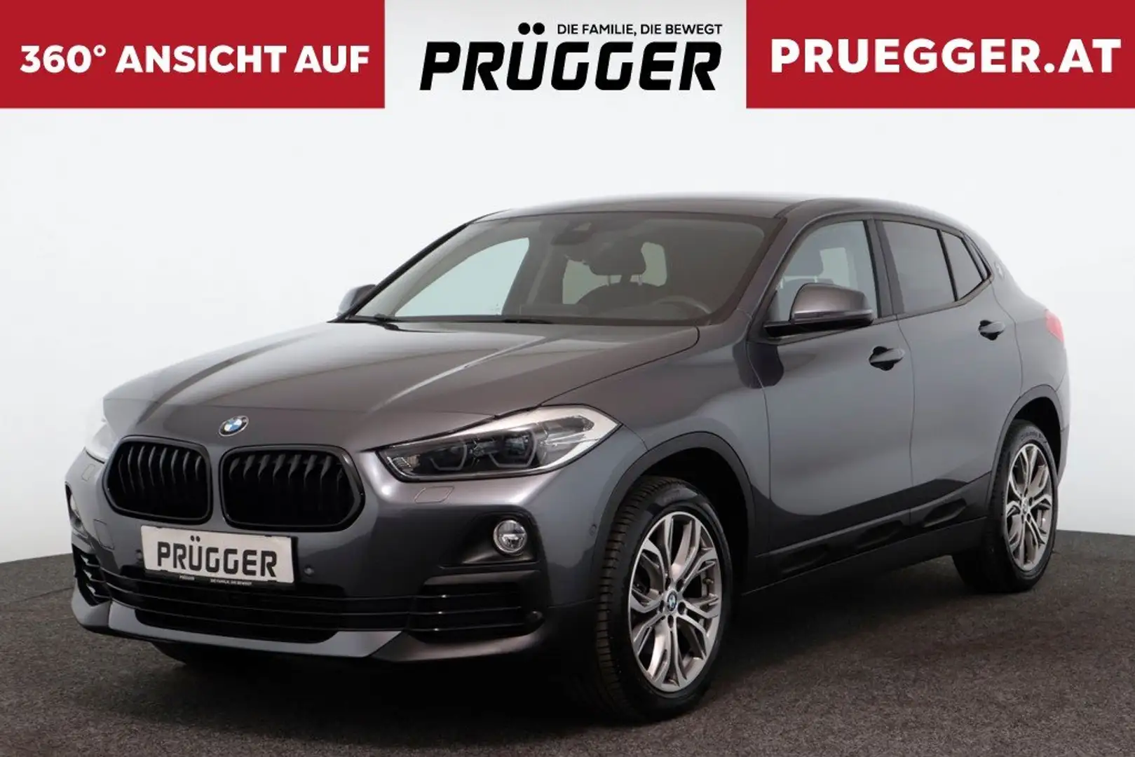 BMW X2 sDrive18d Autom LED NAVI KAMERA HUD 18ZOLL Grau - 1