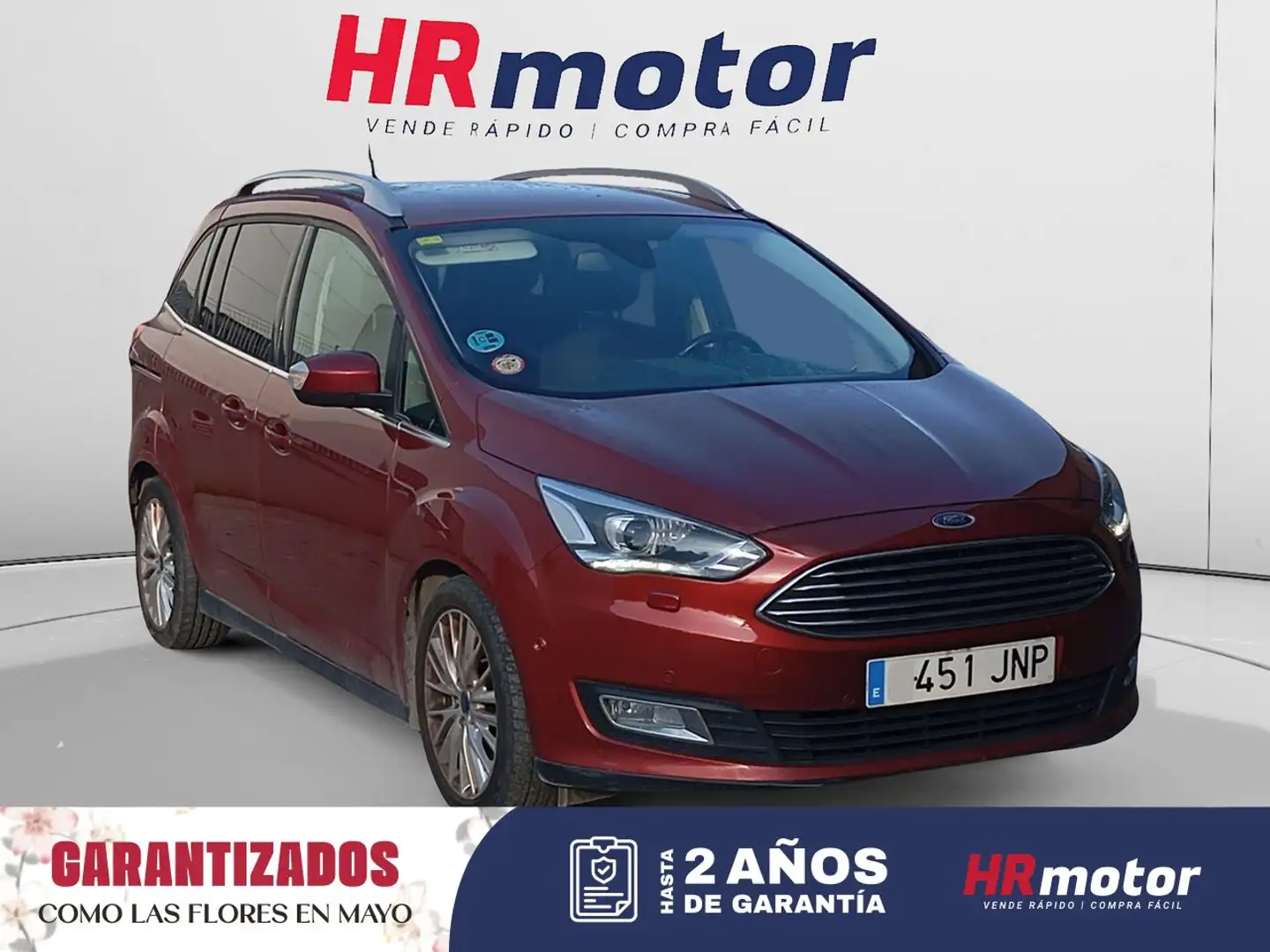 Ford C-Max 1.0 Ecoboost Auto-S&S Titanium 125 Rojo - 1