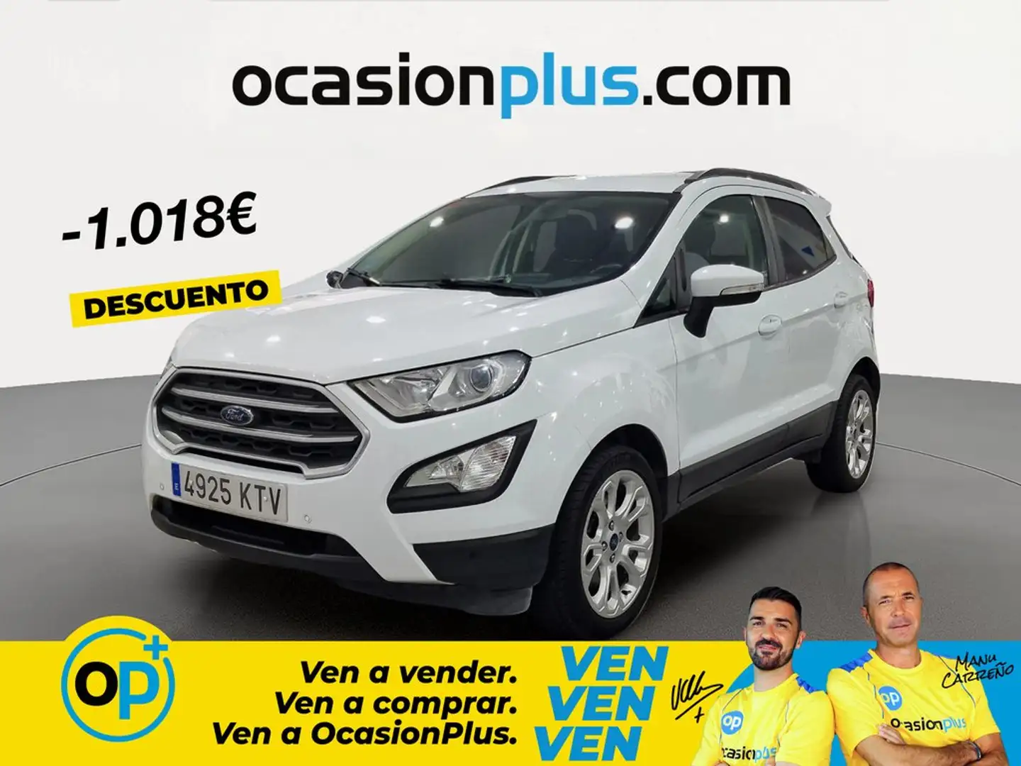 Ford EcoSport 1.0 EcoBoost Trend+ 125 Blanco - 1