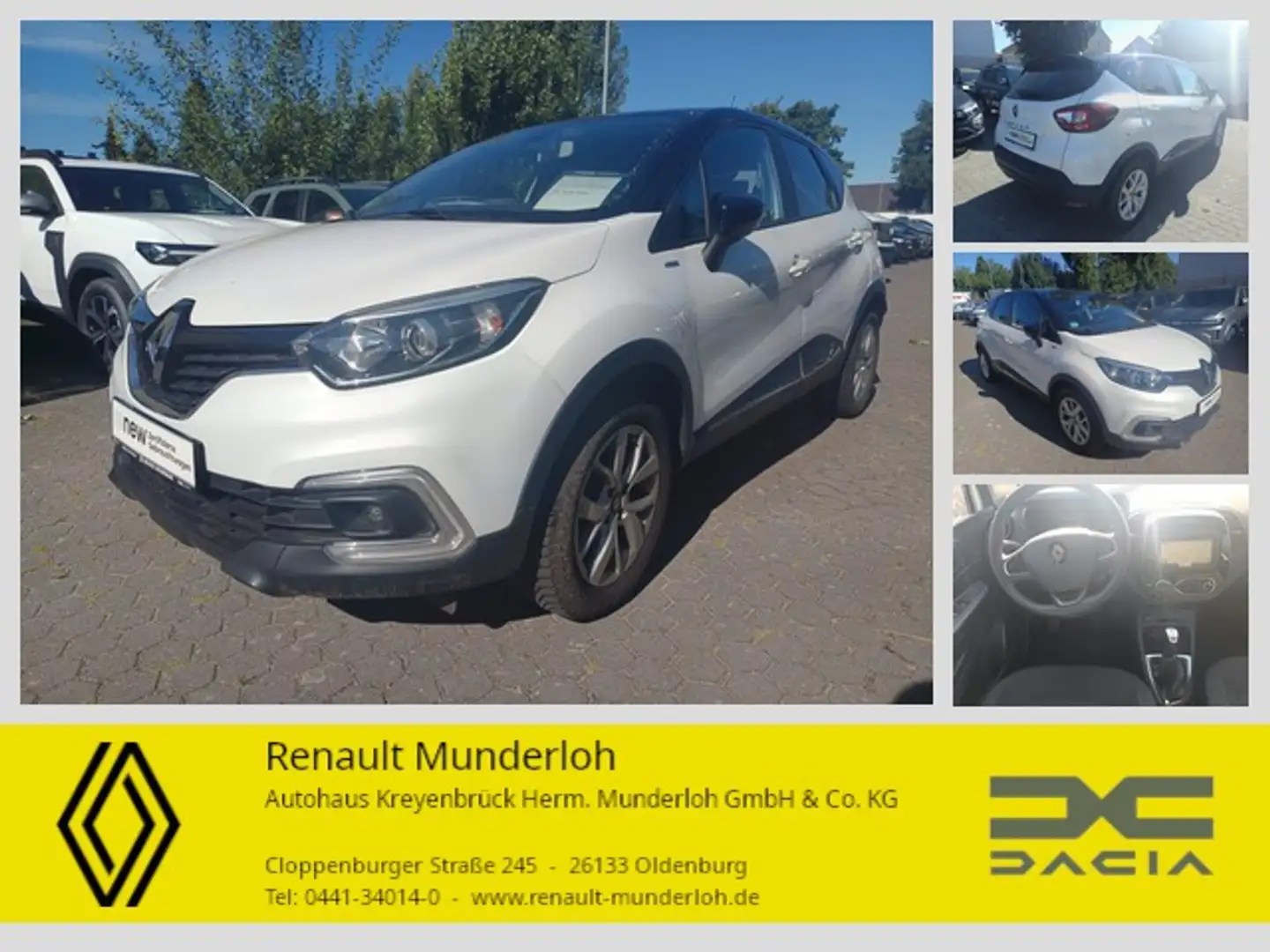 Renault Captur Limited Schwarz - 1