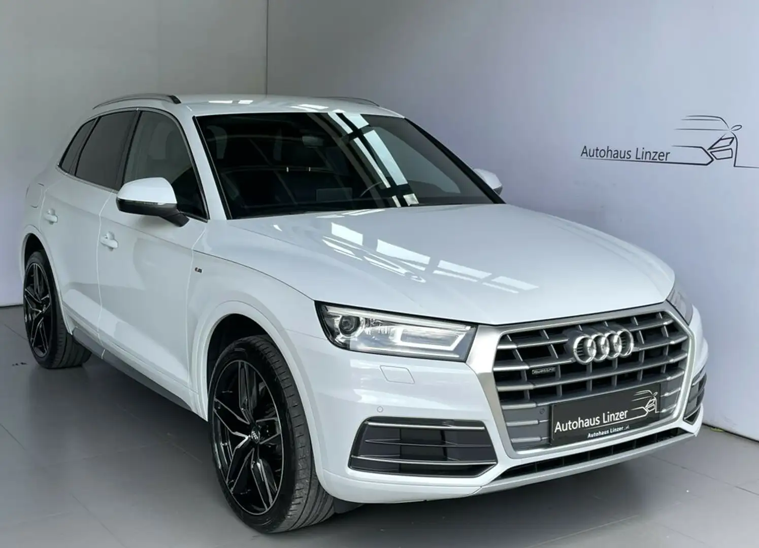 Audi Q5 40 TDI quattro S-Line *AHK*Alcantara*21-ZOLL* Weiß - 1
