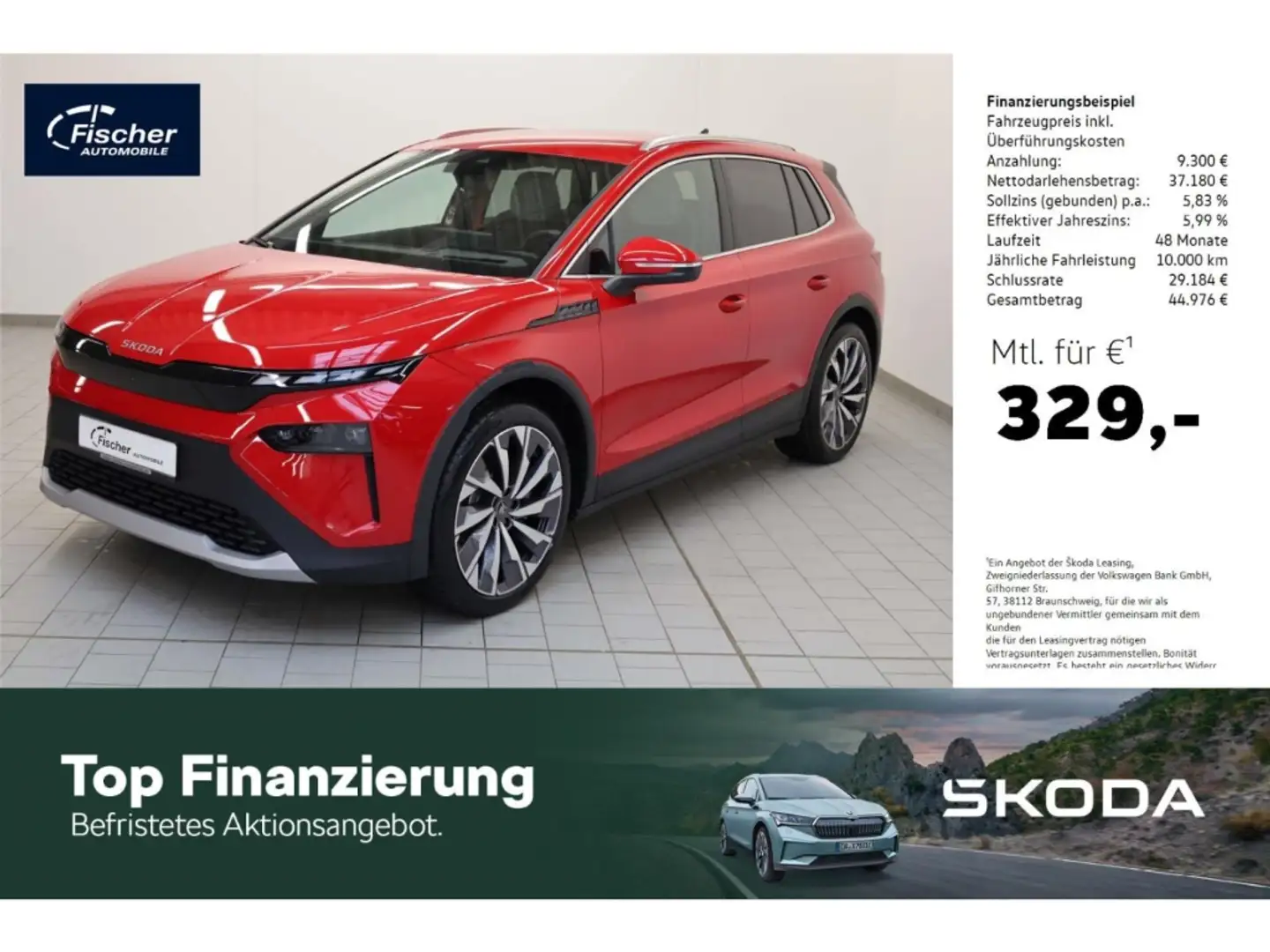 Skoda Elroq Elektro 85 82 kWh Rot - 1