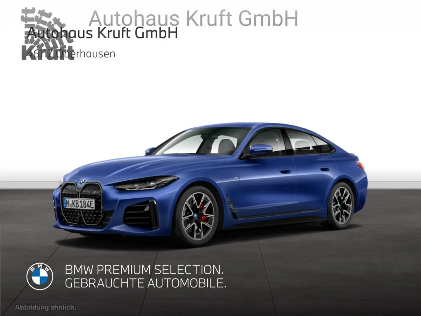 BMW i4 eDrive35 M SPORT PRO+NAVI+AHK+DAP+PA Blau - 2