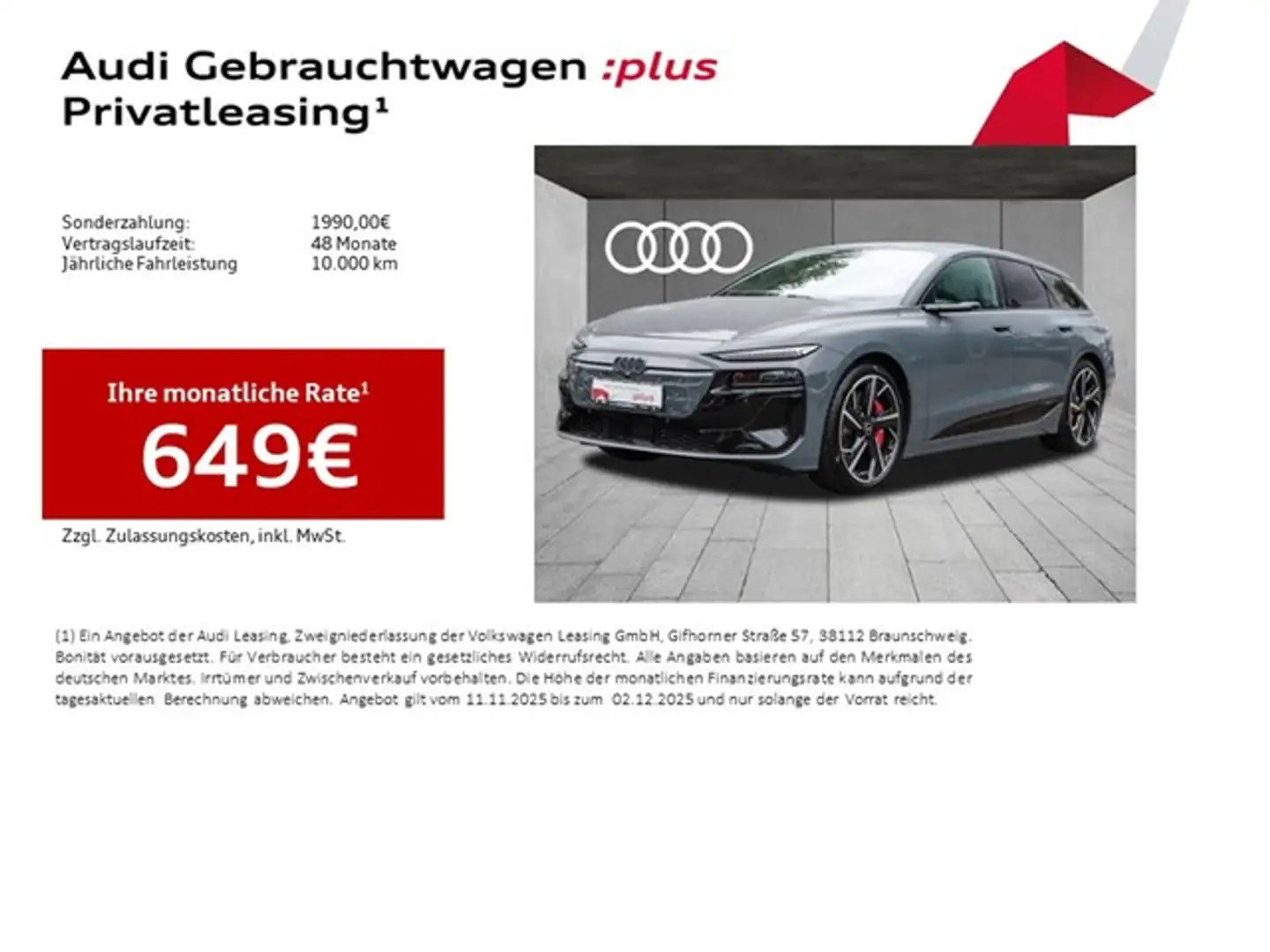 Audi S6 e-tron Avant quattro LM21 Matrix B&O Beifahrerdisplay ... Grau - 2