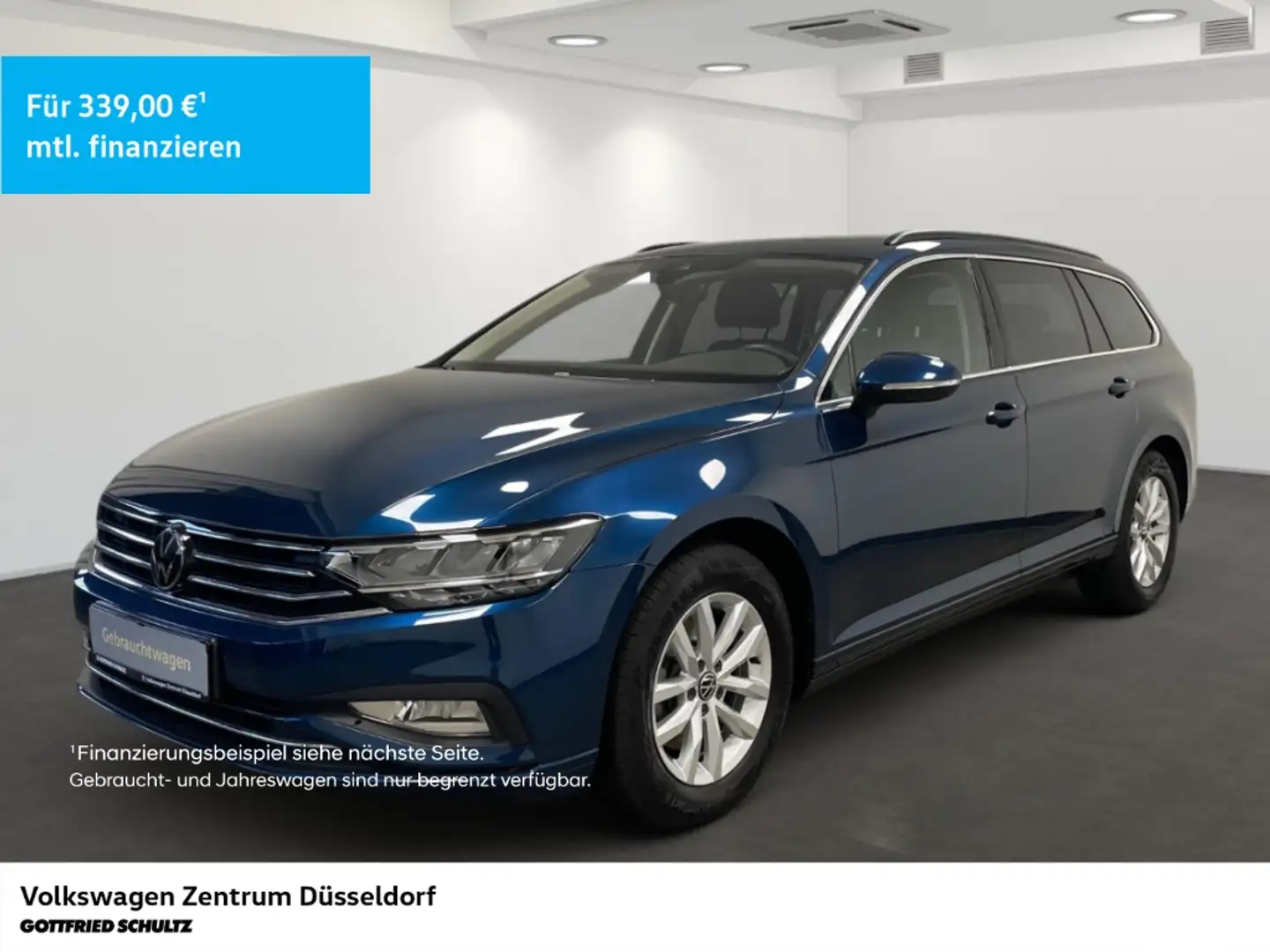 Volkswagen Passat Variant Business 2.0 TDI DSG Navigation Bleu - 1