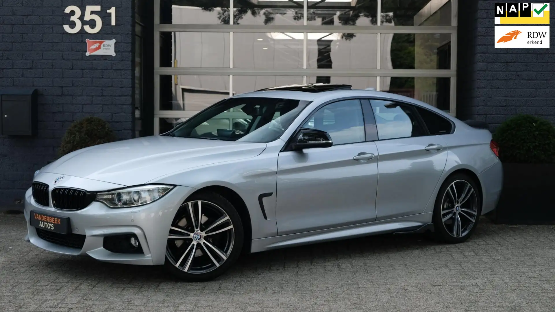 BMW 428 4-serie Gran Coupé 428i M Sport 245PK Leder Schuif Grau - 1