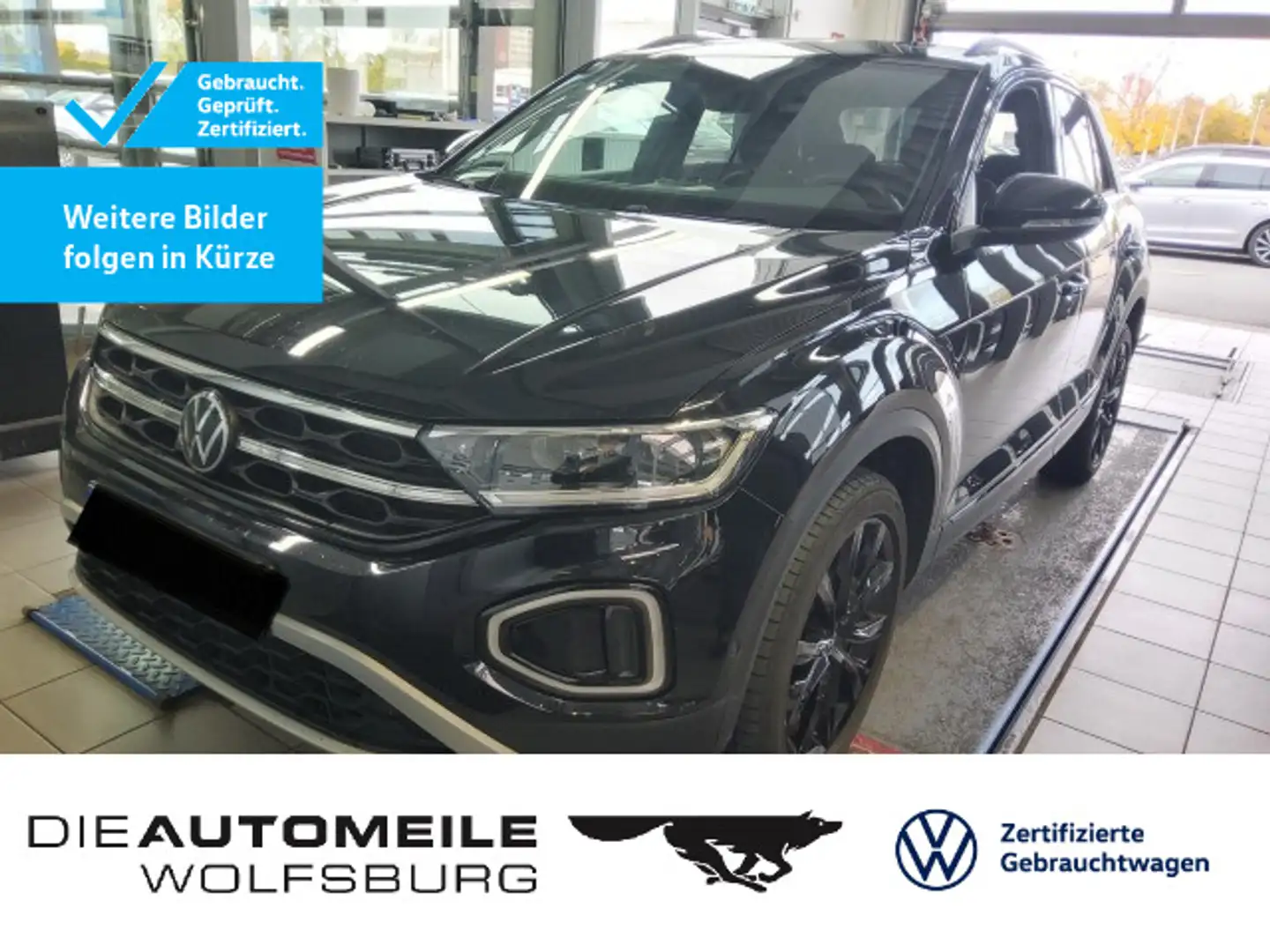 Volkswagen T-Roc 1.5 TSI Style Pano/AHK/ACC Schwarz - 1