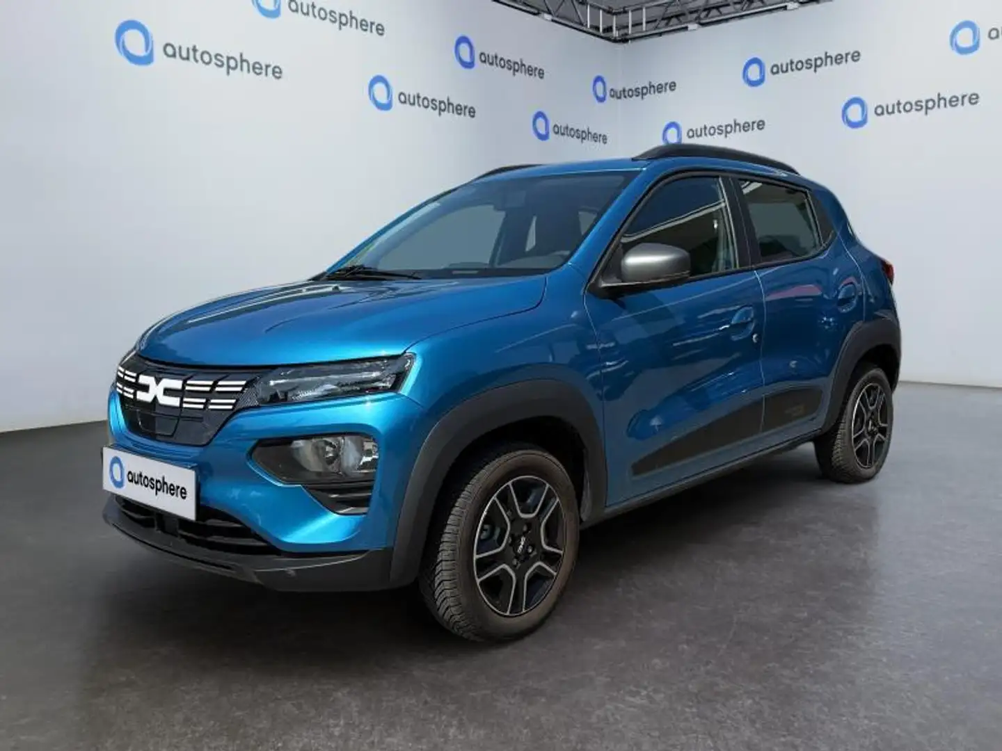 Dacia Spring 100% Electrique Expression Gps !! 7.200km !! Blauw - 1