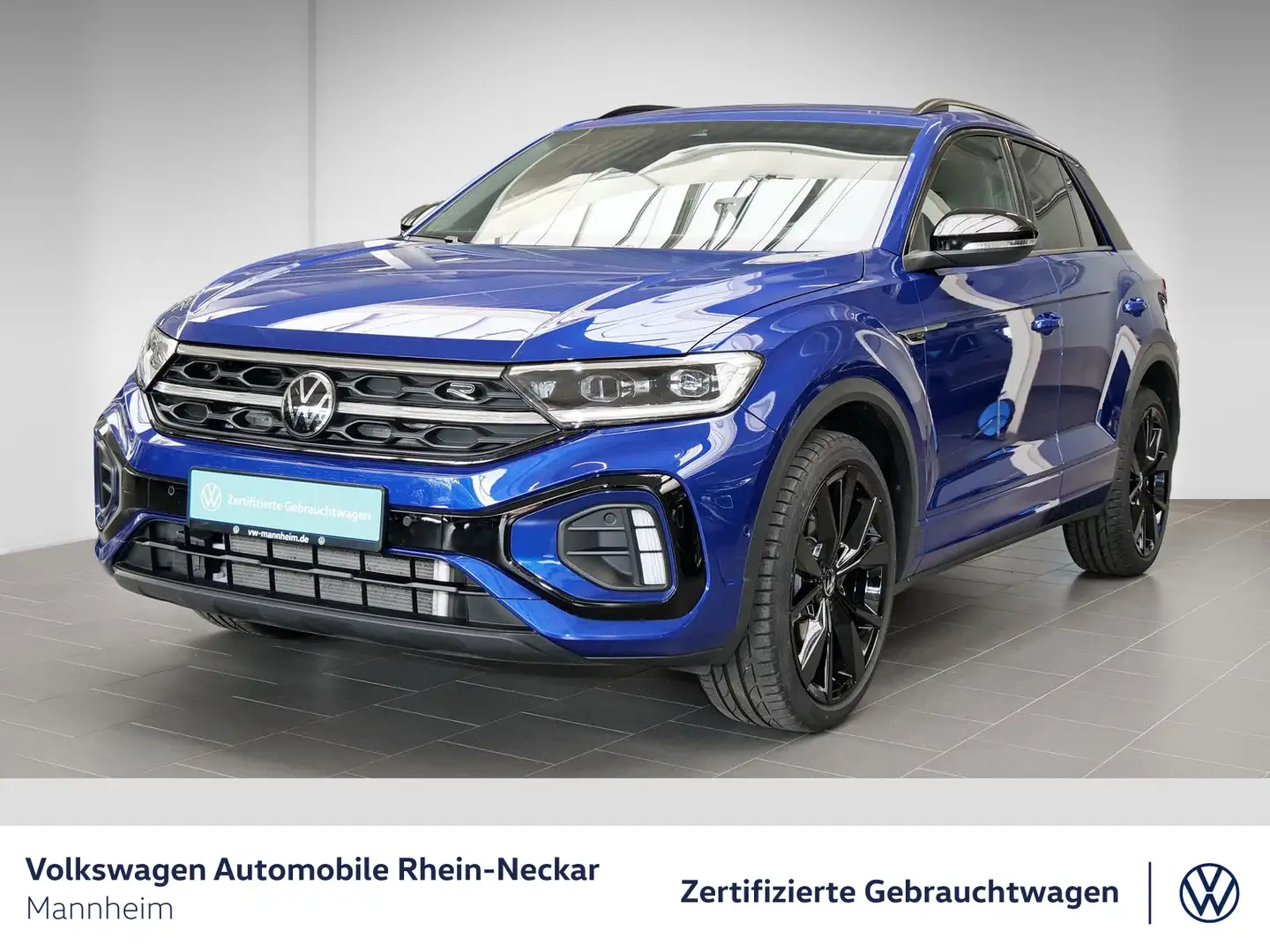 Volkswagen T-Roc 1.5 TSI R-Line DSG GAR2030 Navi AHK Kamera Blau - 2