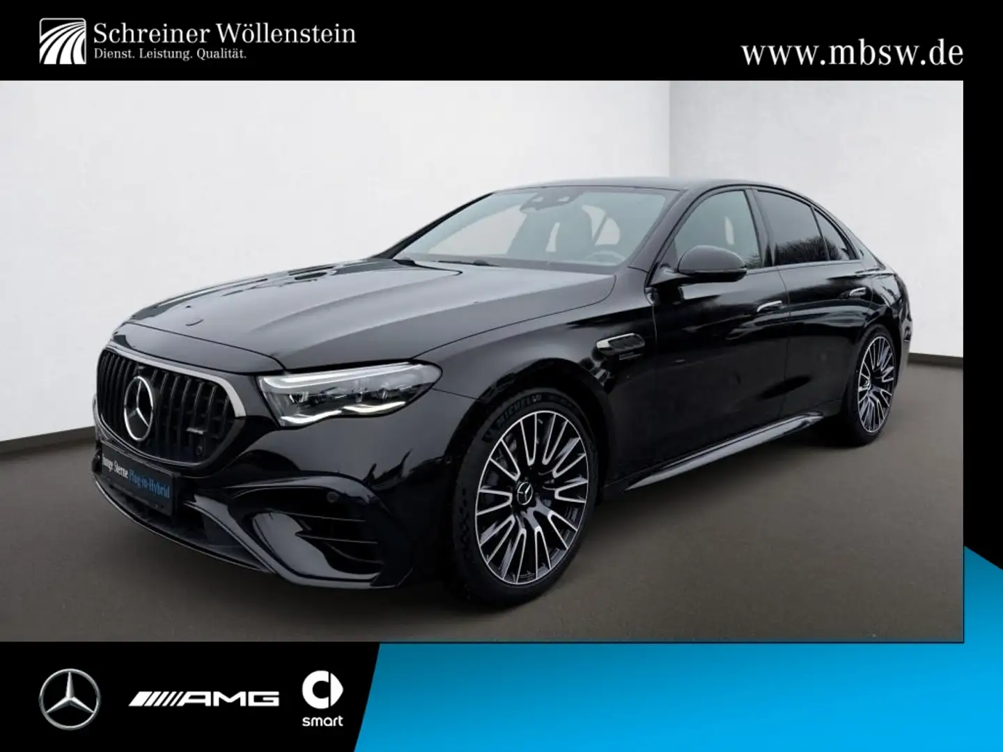 Mercedes-Benz E 53 AMG HYBRID 4M+ FAP+*AHK*Night-II*DigL*HAL* Schwarz - 1