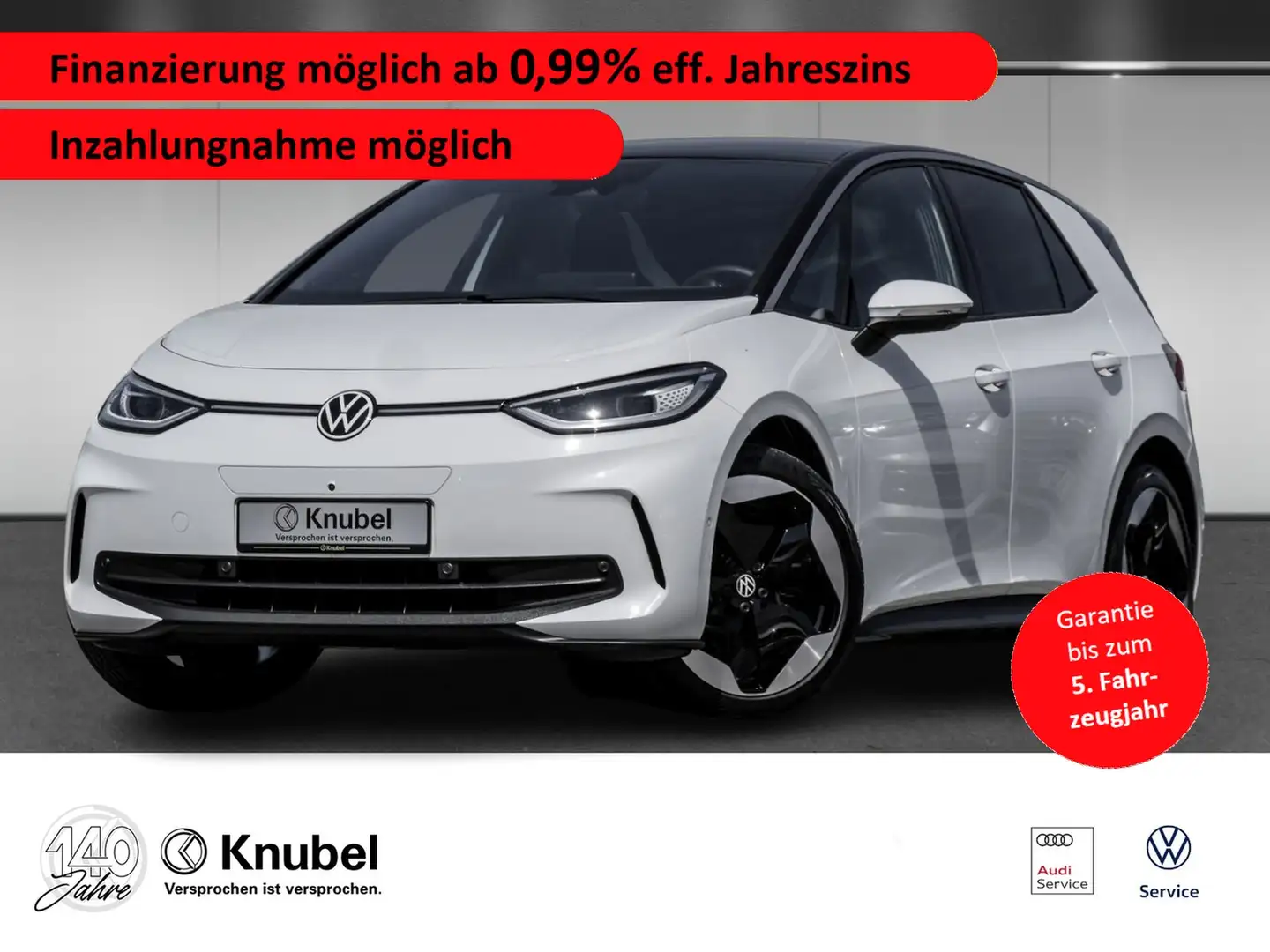 Volkswagen ID.3 Pro Perform Max AHK*Matrix*Kamera*ACC*SHZ*20" Blanc - 1