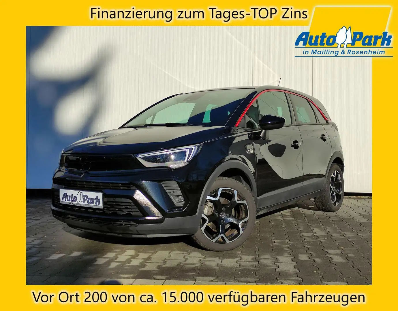 Opel Crossland Aut GS-Line NAVI/APP~LED~SHZ~RFK~DAB Schwarz - 1
