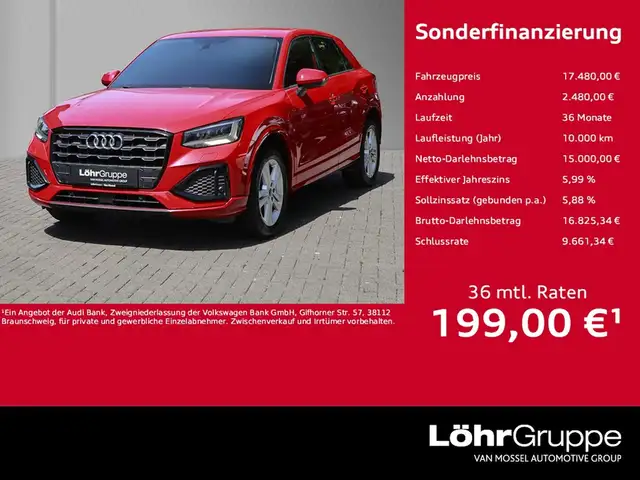 2021 Audi Q2 in Red for sale