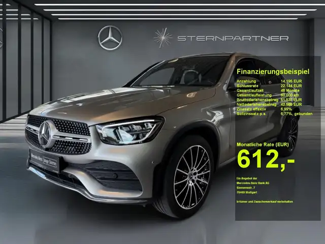 Mercedes-Benz GLC 400 d 4M AMG+AHK+S.Dach+Burmester+Memory