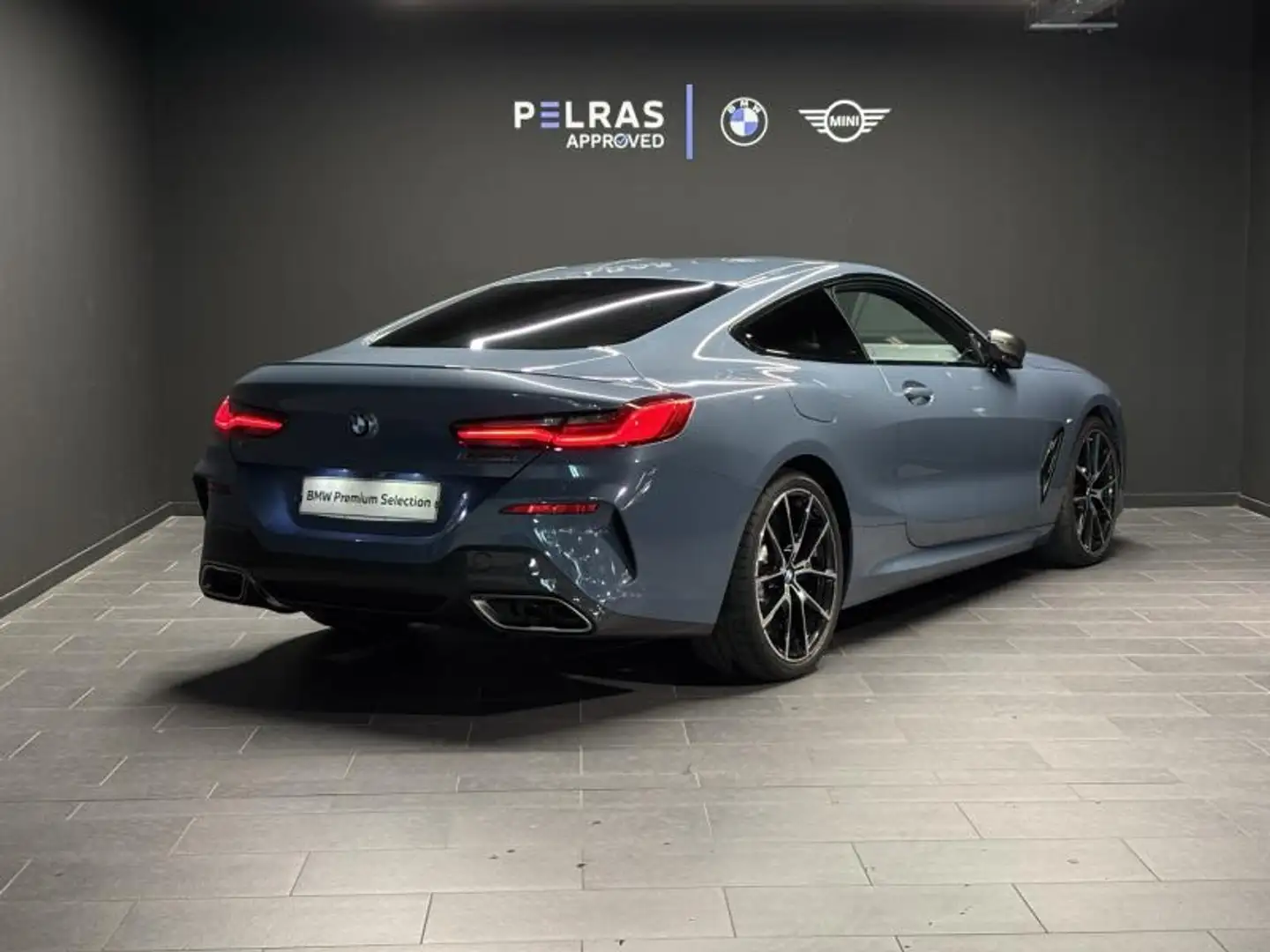 BMW 850 M850iA 530ch xDrive Bleu - 2