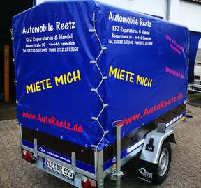 K75 BL Planen Anhänger 1 Achser