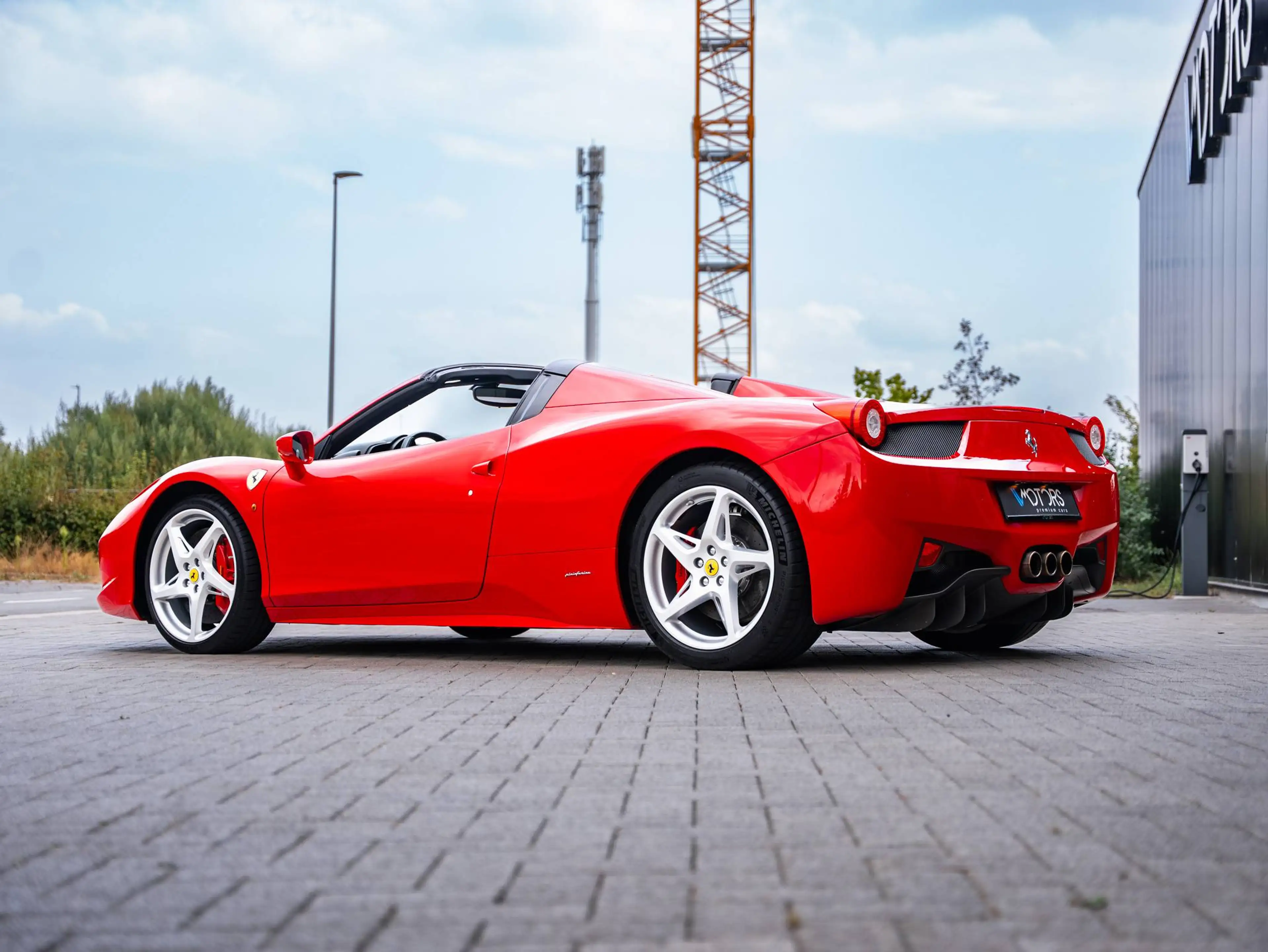 Ferrari 458 Spider 4.5i V8 - Rosso Corsa - Daytona Seats — photo 3