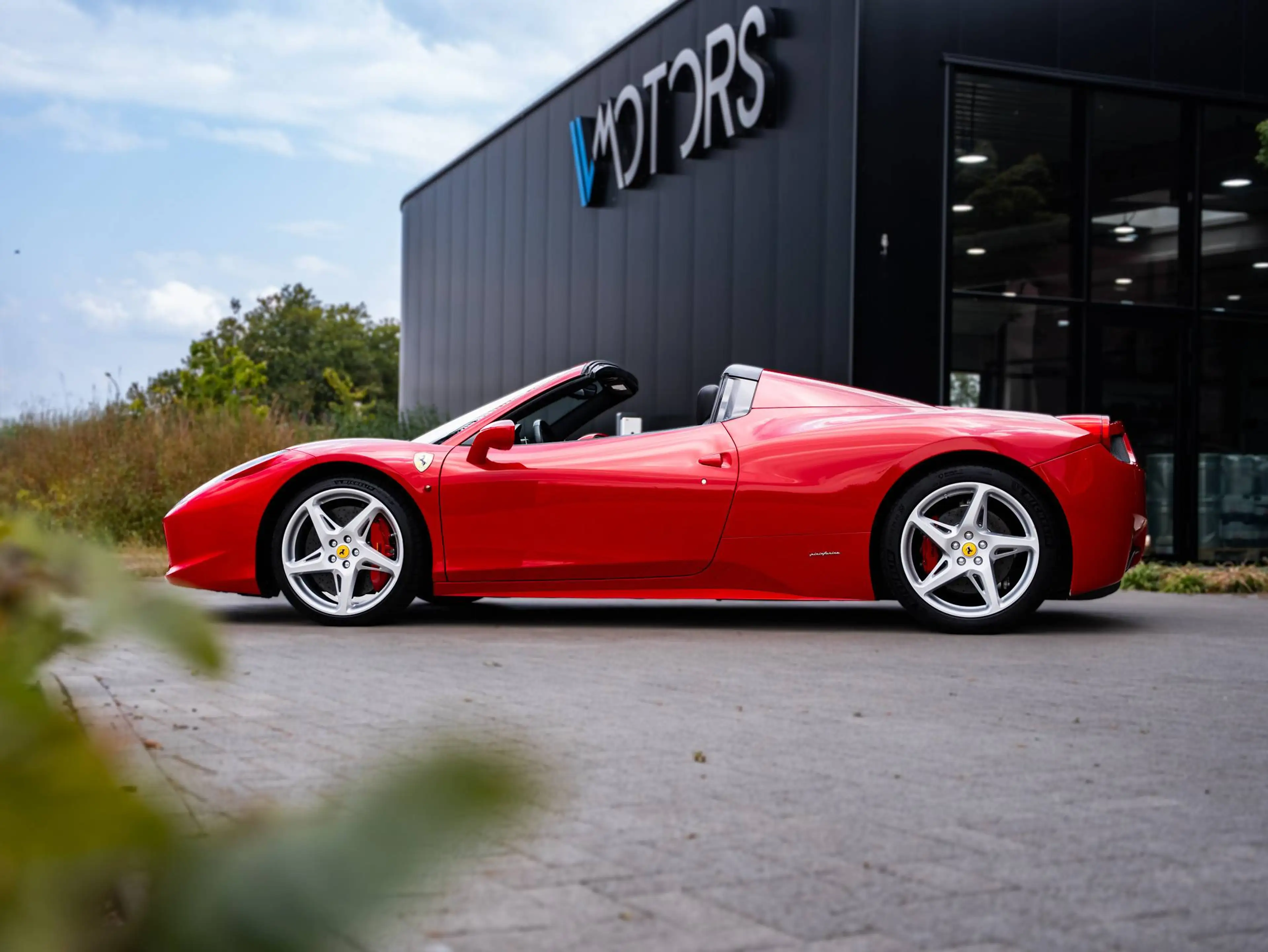 Ferrari 458 Spider 4.5i V8 - Rosso Corsa - Daytona Seats — photo 2
