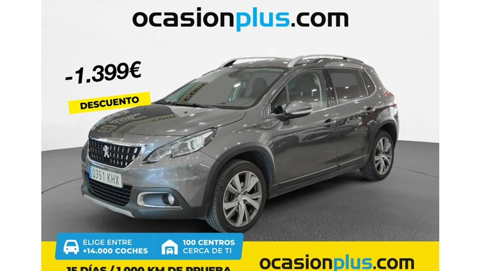 Peugeot 2008 1.6 BlueHDI S&S Allure 120 Argent - 1