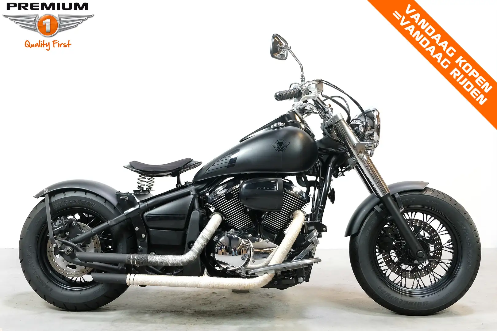 Kawasaki VN 900 CLASSIC "BOBBER" Negru - 1