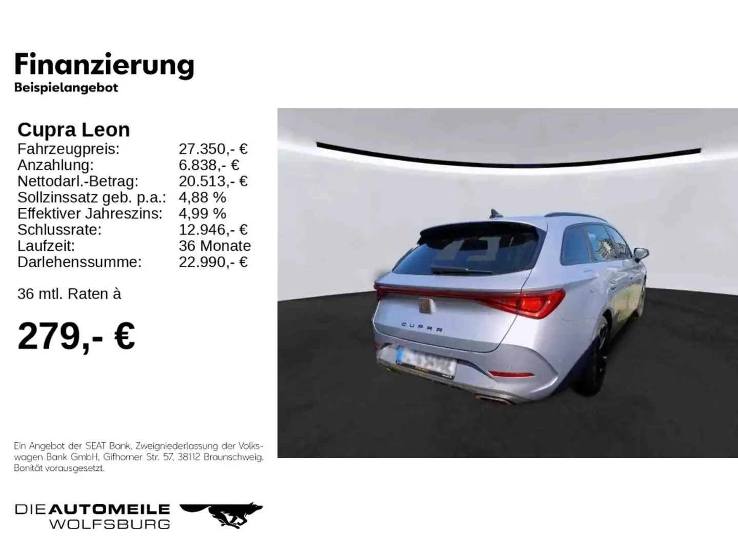CUPRA Leon ST 1.4 TSI eHybrid DSG LED/ACC/Vision+/Kame Zilver - 2